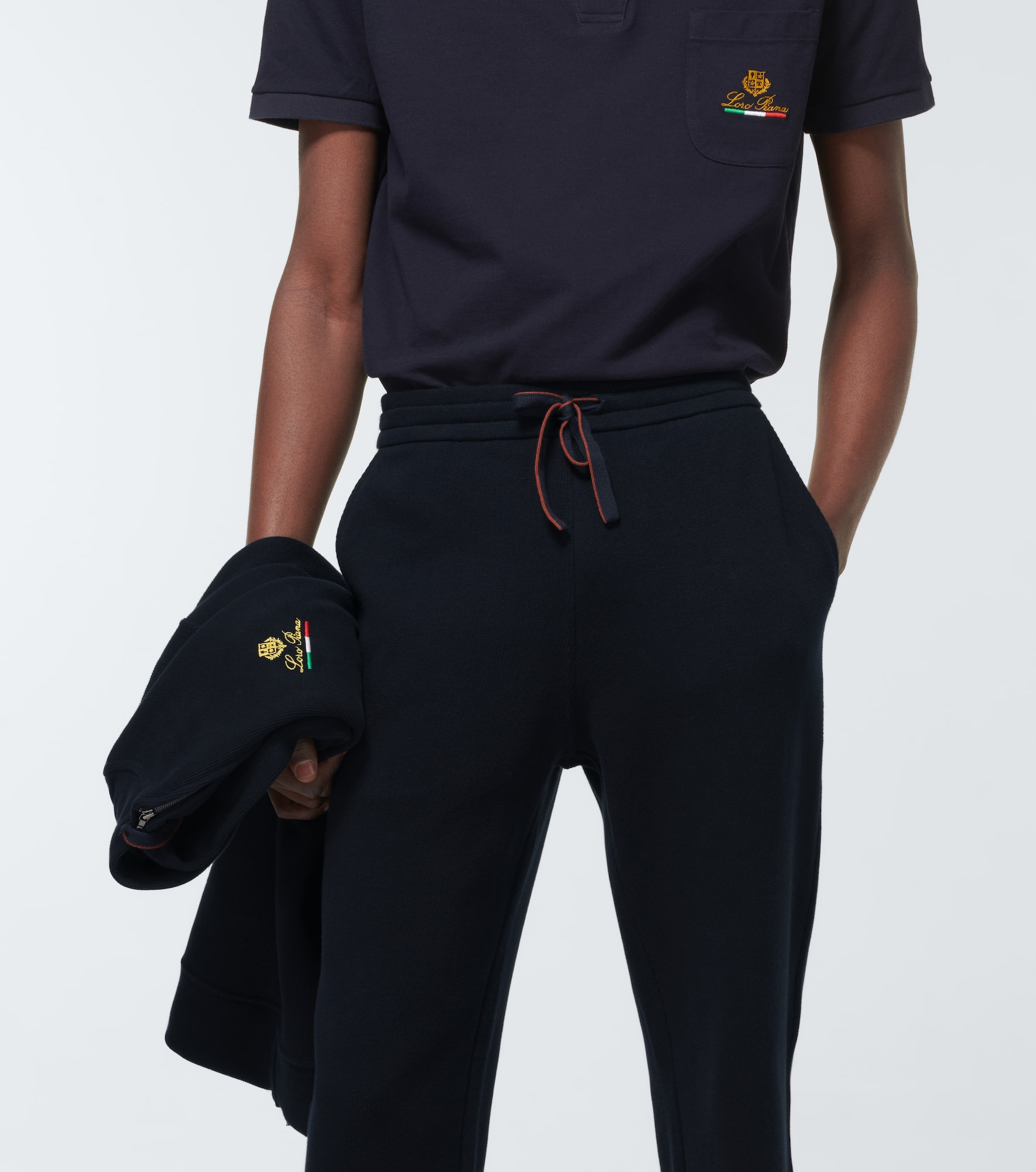 Horsey cotton fleece sweatpants - 5