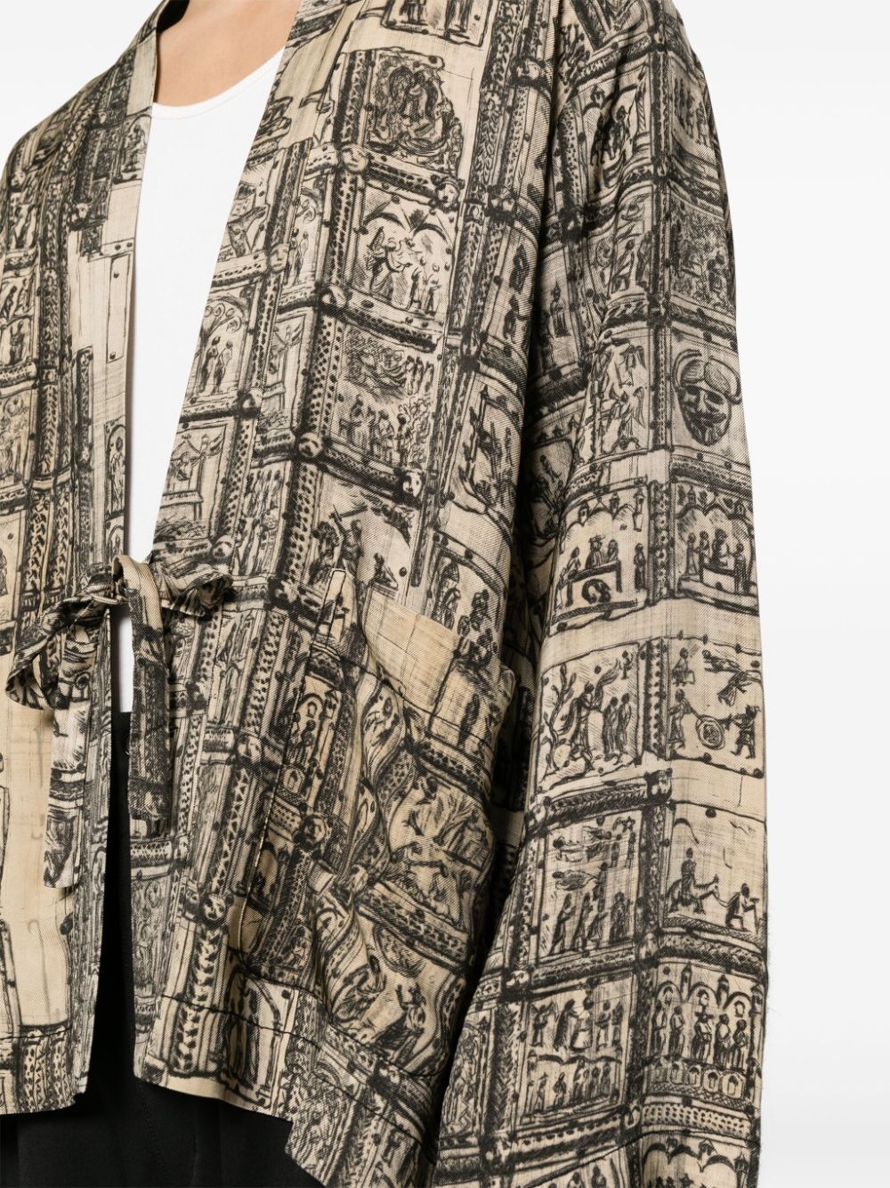 Jester abstract-pattern jacket - 5