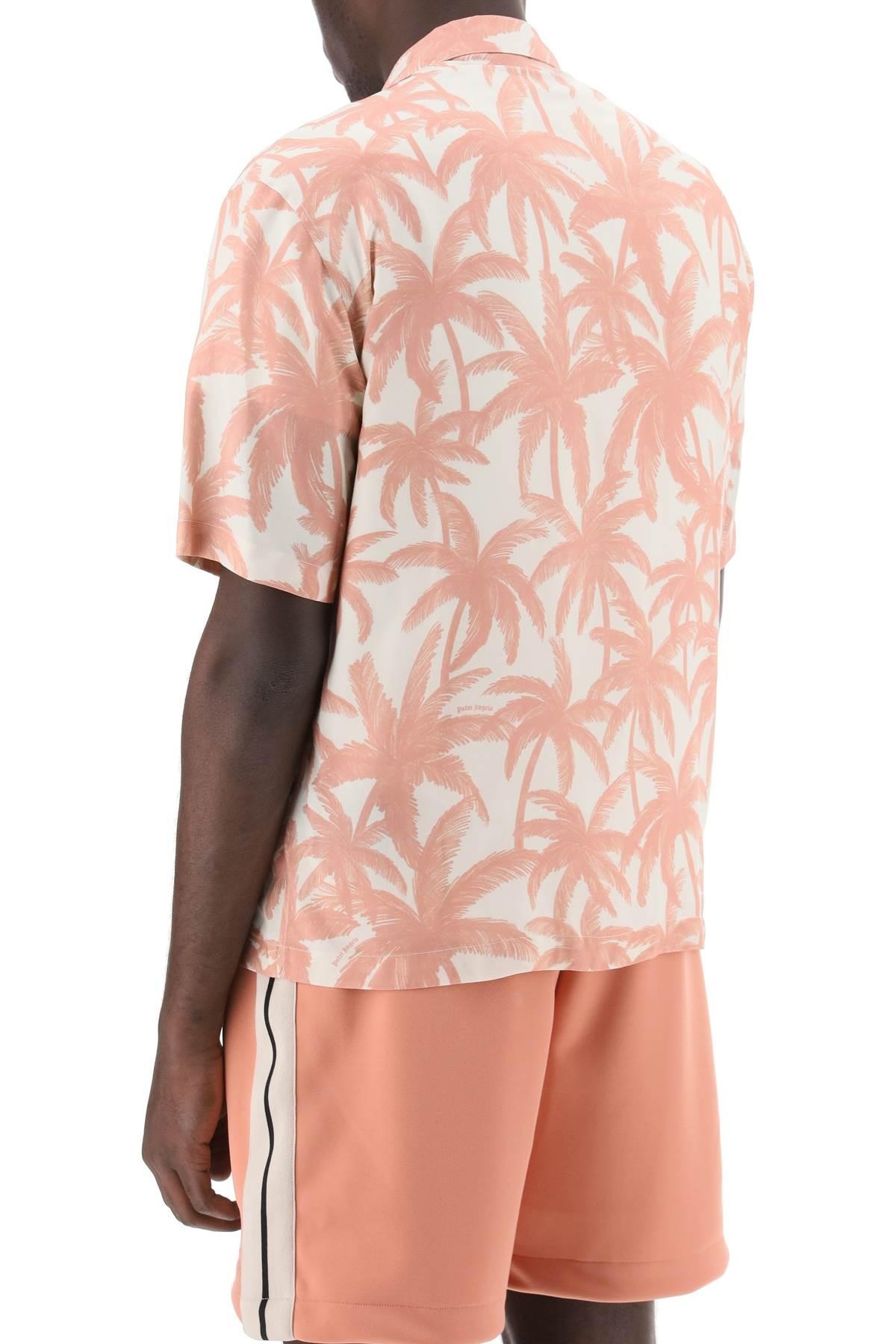 Bowling shirt with Palms motif - 4