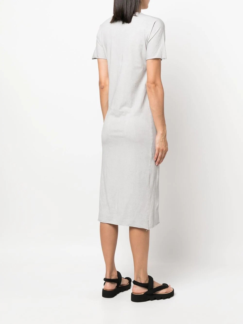 side-slit T-shirt dress - 4