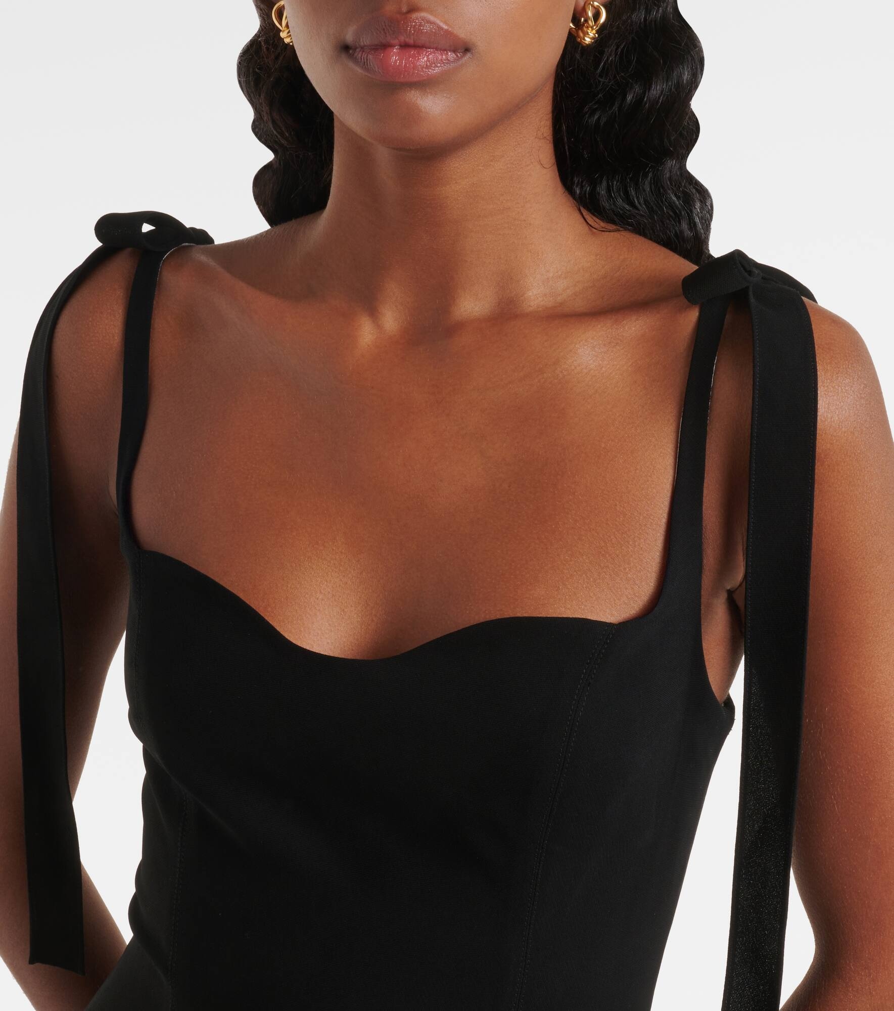 Silk-blend crêpe gown - 4