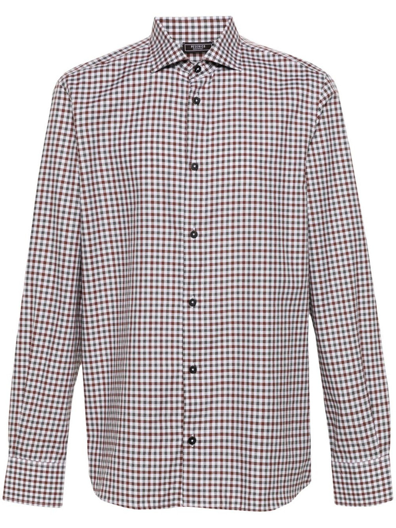 gingham-check shirt 1