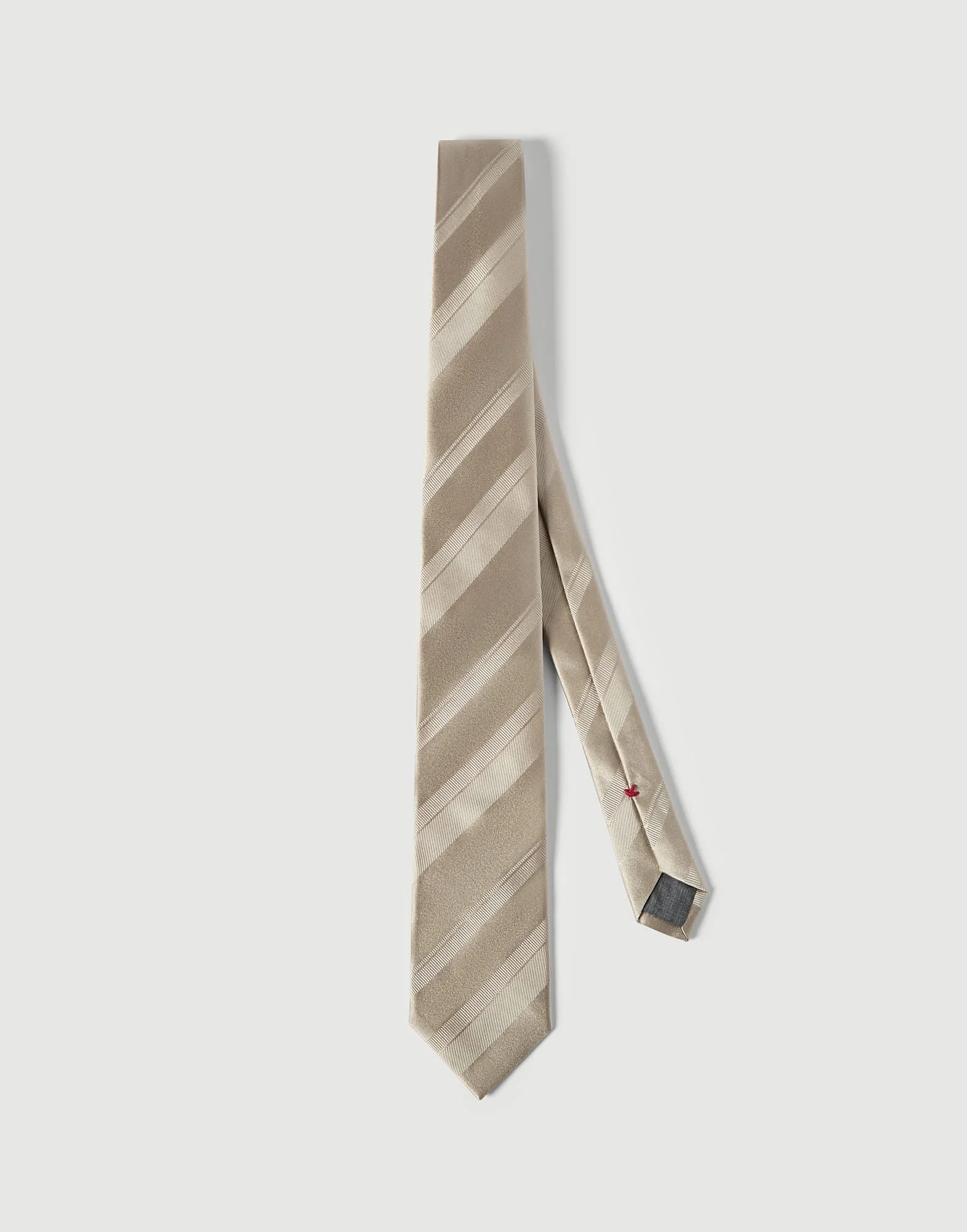 Striped silk tie - 1
