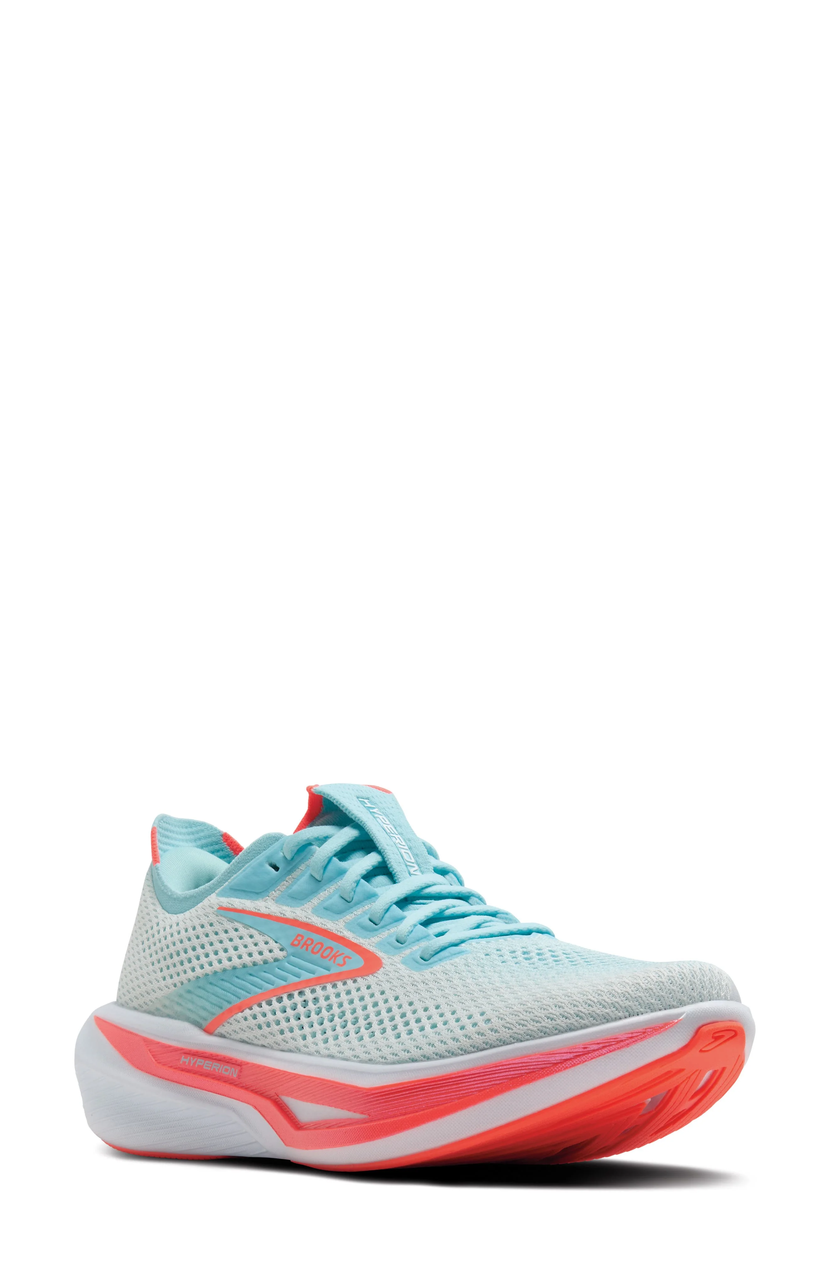 Brooks Hyperion 3 Running Shoe in White/Pink Clay/Atomizer at Nordstrom - 1