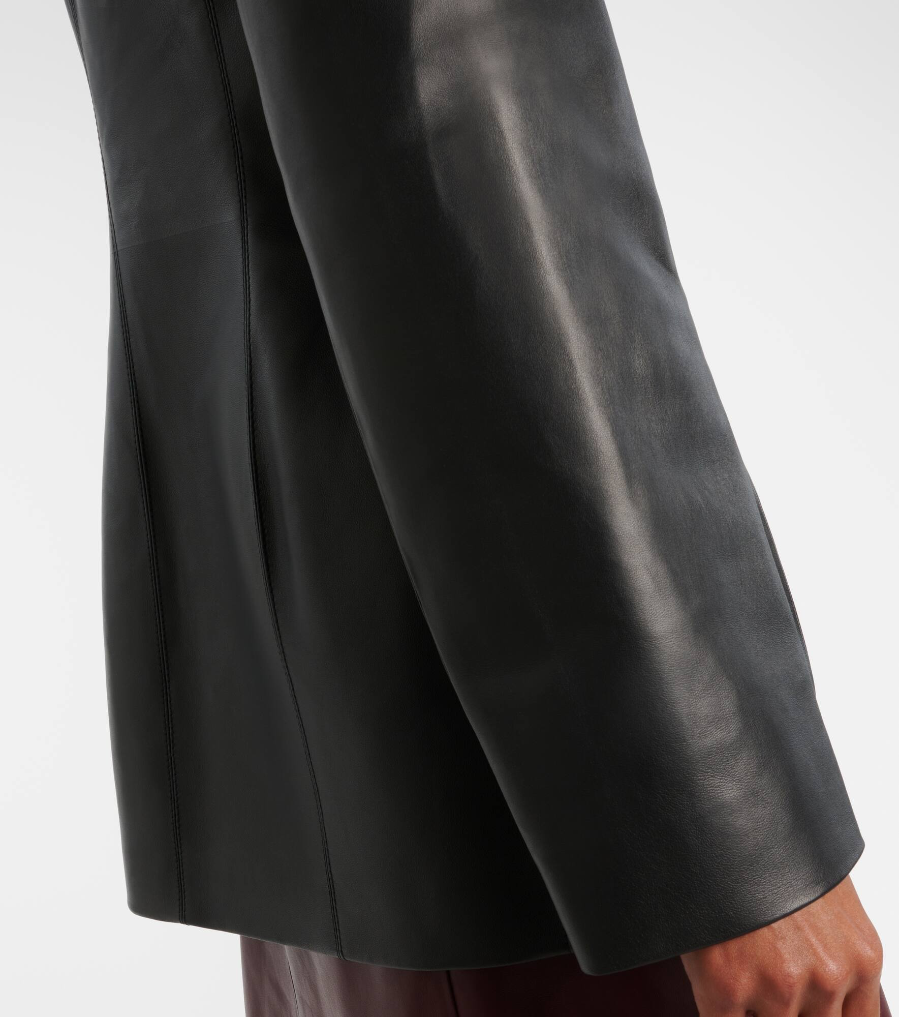 Leather blazer - 5