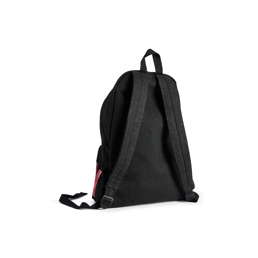 Men's Tape Type Backpack in Black/red - 3