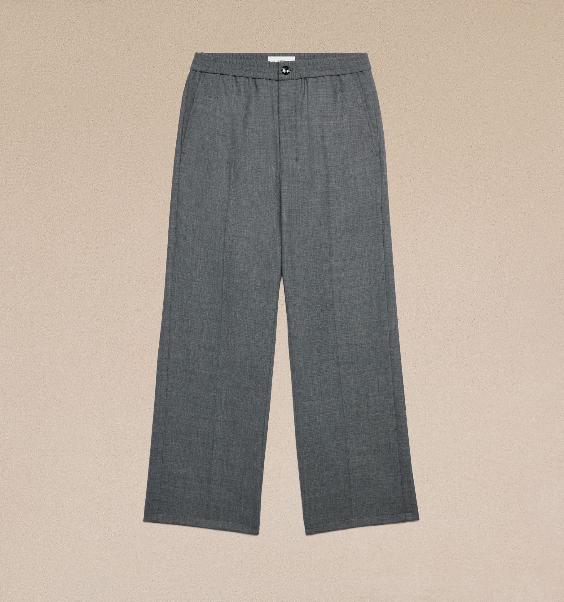 Elasticated Waist Straight Fit Trousers - 1