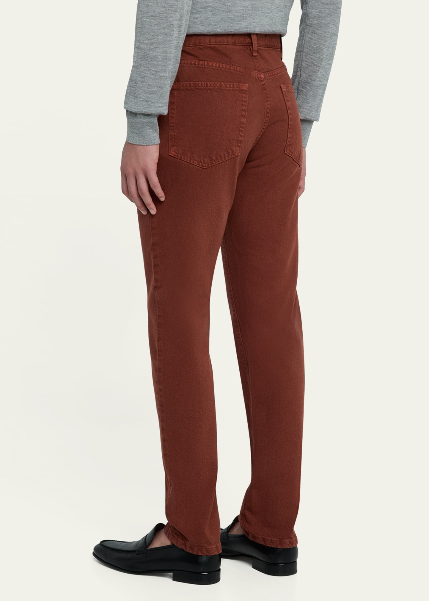 Men's 5-Pocket Denim Pants - 3