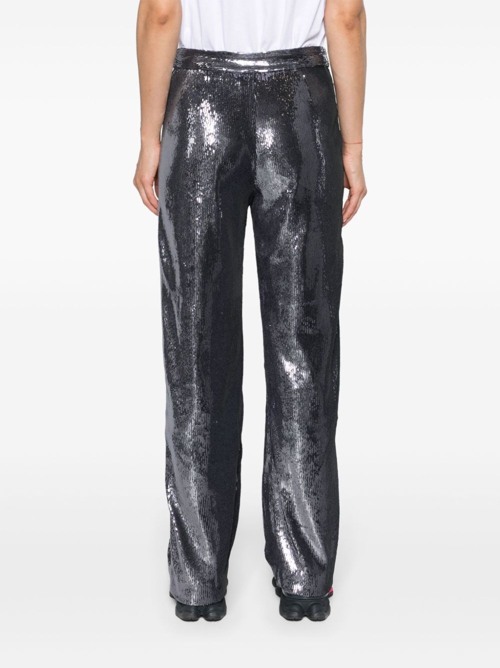 SAMSØE SAMSØE Agneta high-waist palazzo trousers | REVERSIBLE