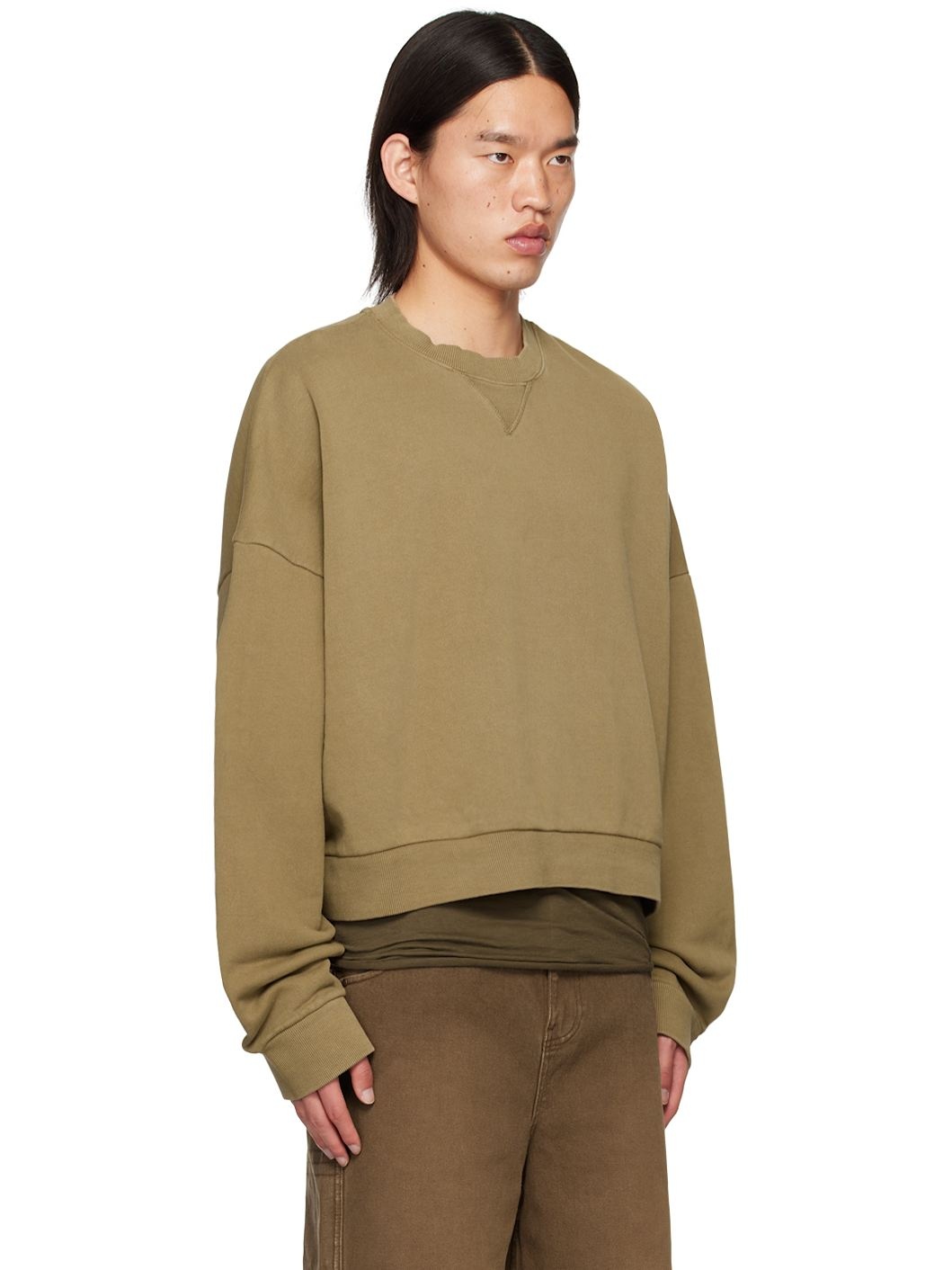 Beige Box Sweatshirt - 2