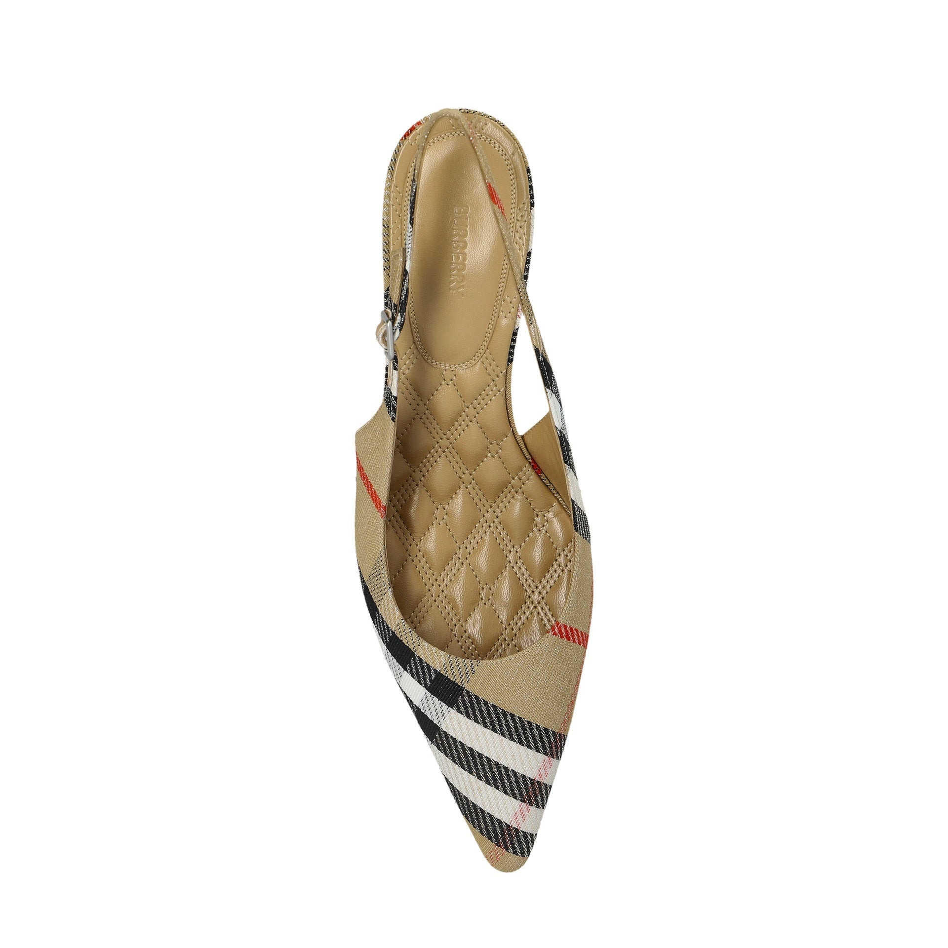 Burberry Birdie Check Slingback Pumps Women - 4