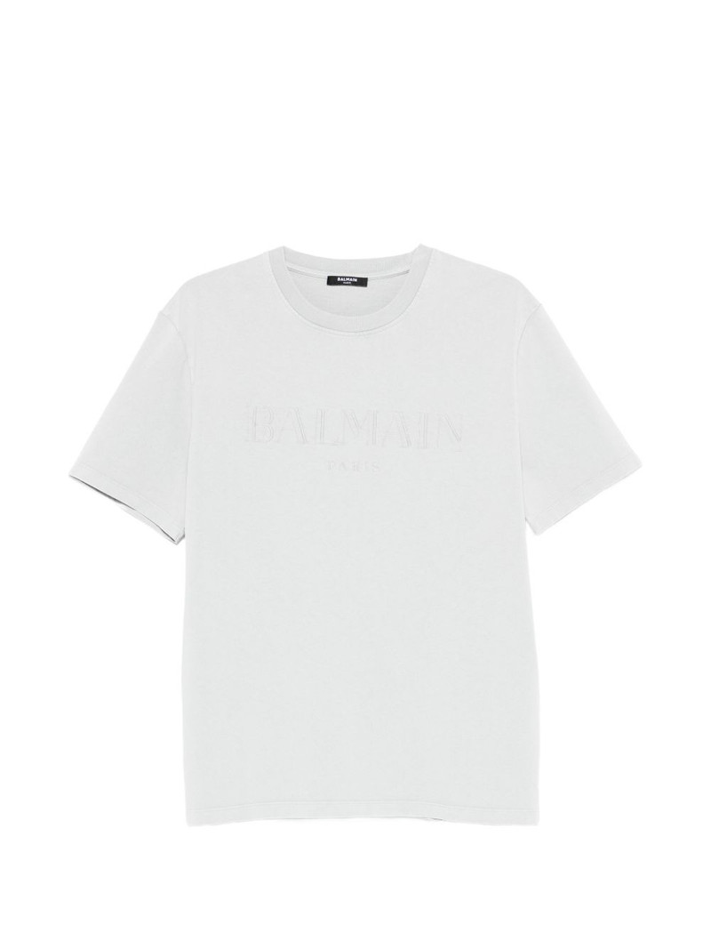 logo-embroidered T-shirt 1