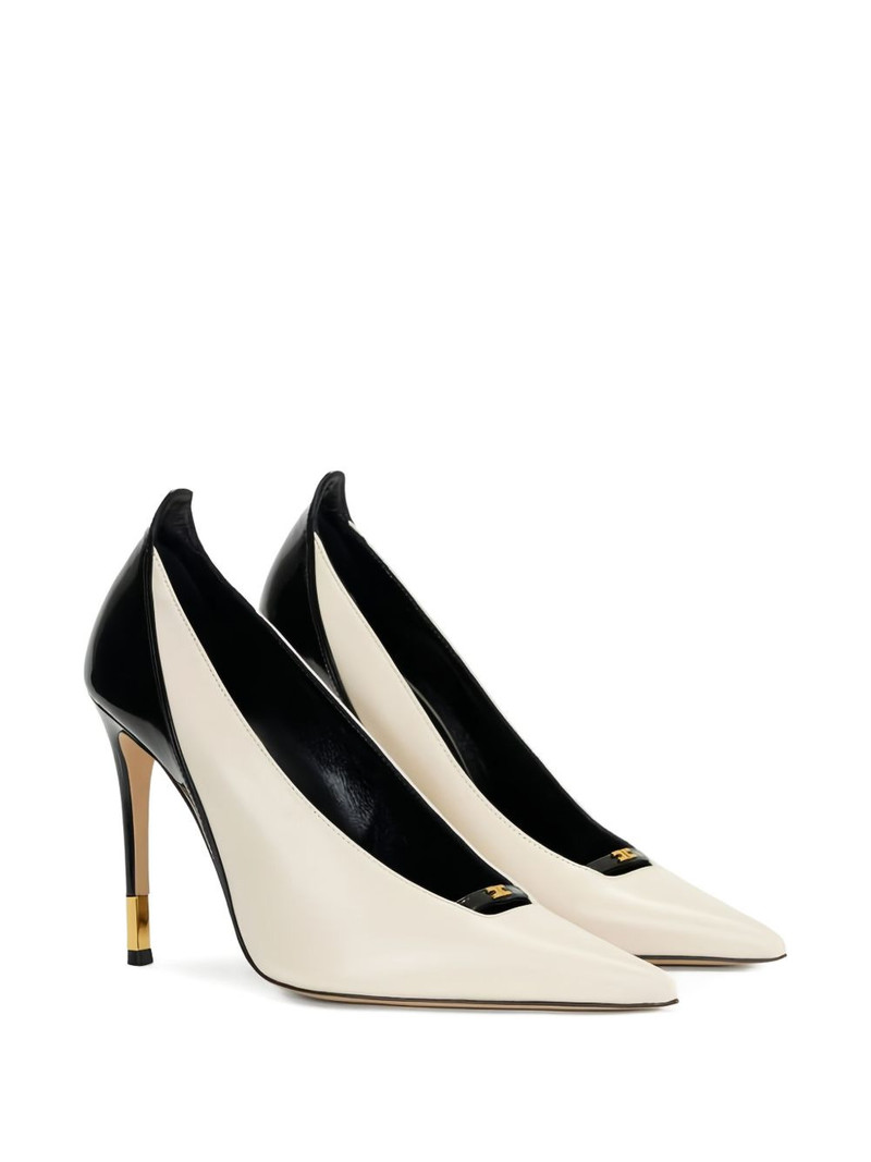 ELISABETTA FRANCHI two-toned stiletto heeled pumps outlook