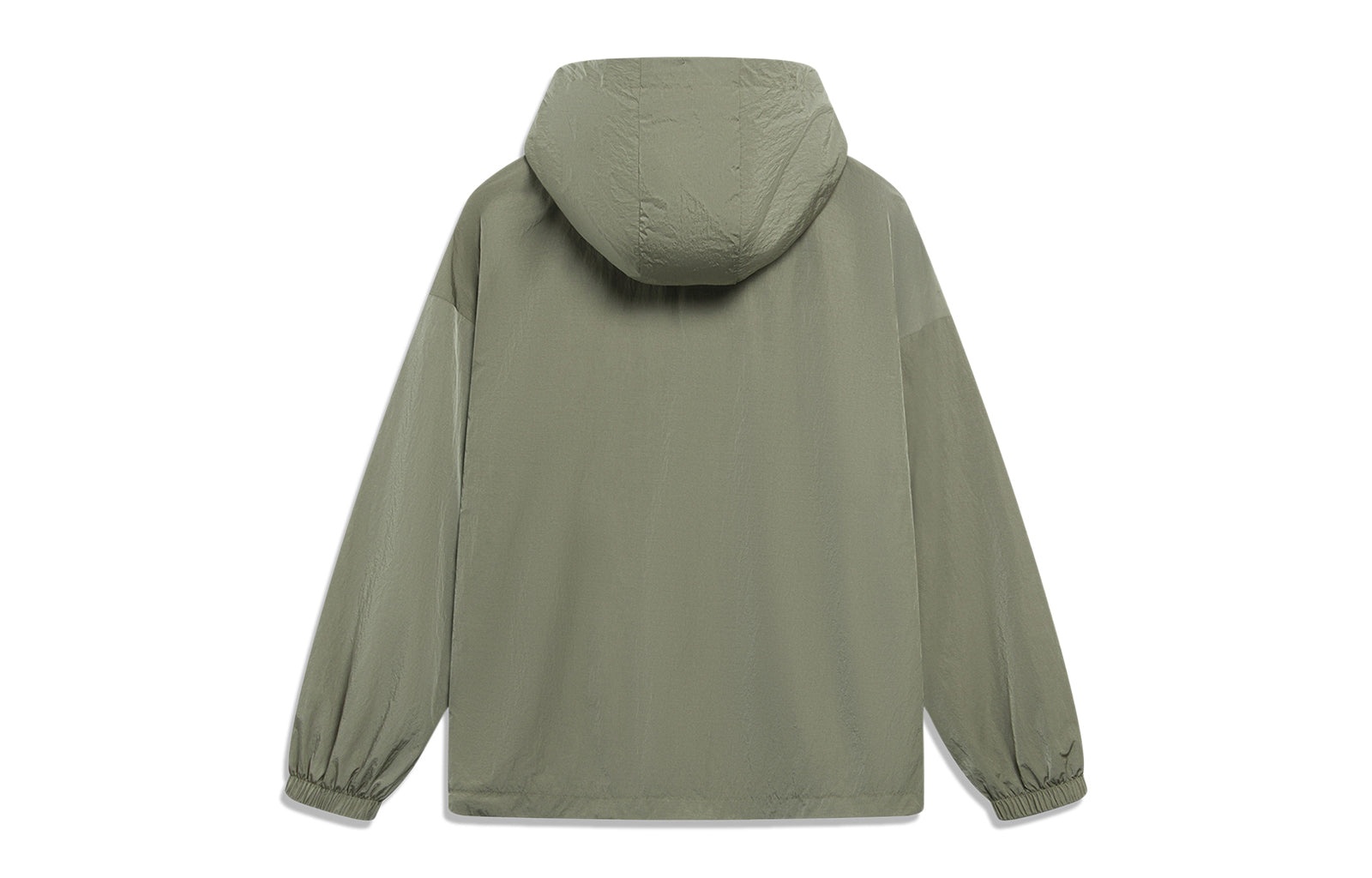 Li-Ning Logo Half Zip Hooded Windbreaker 'Green' AFDT525-3 - 2