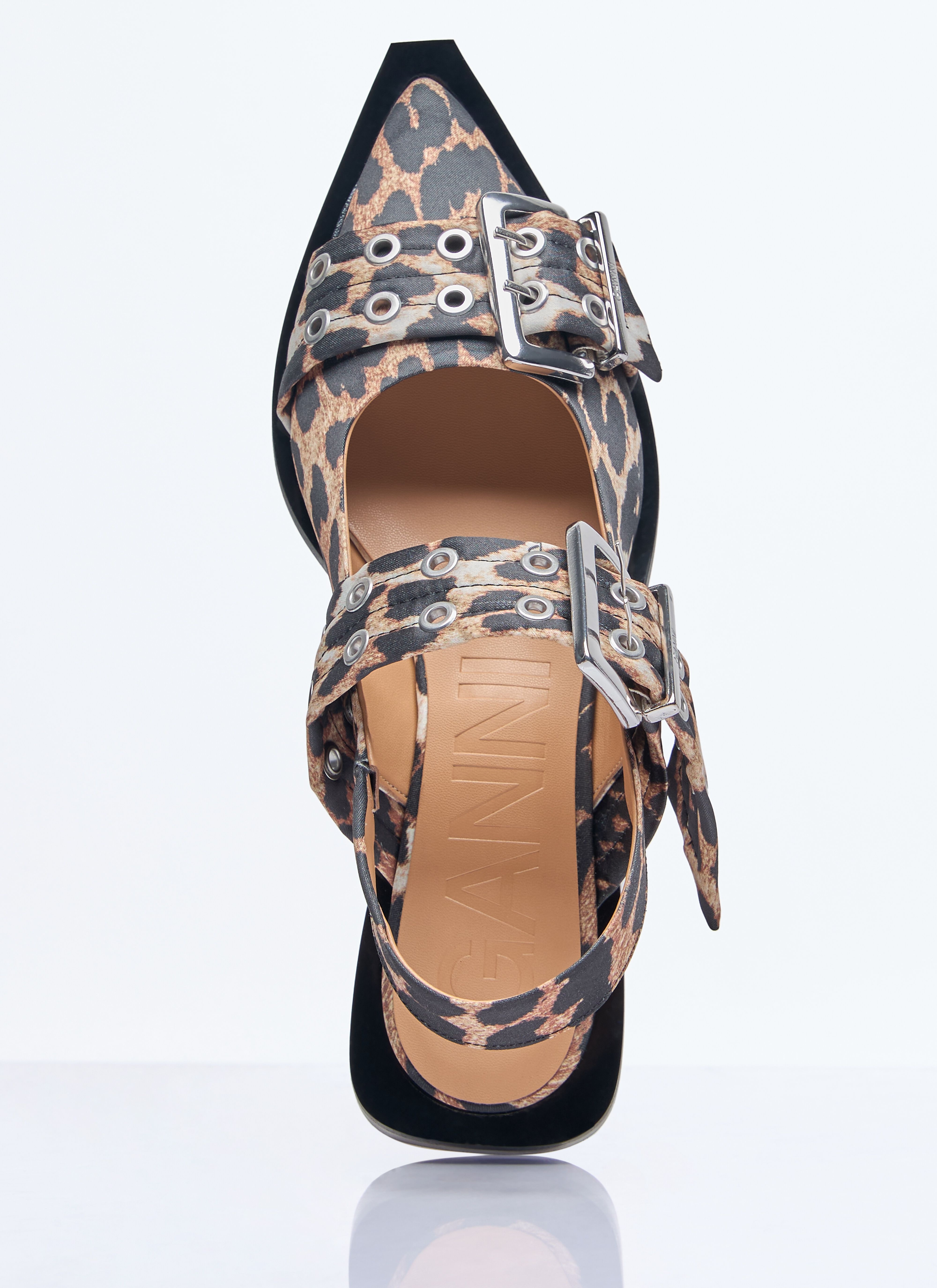 Feminine Buckle Ballerina Flats - 7