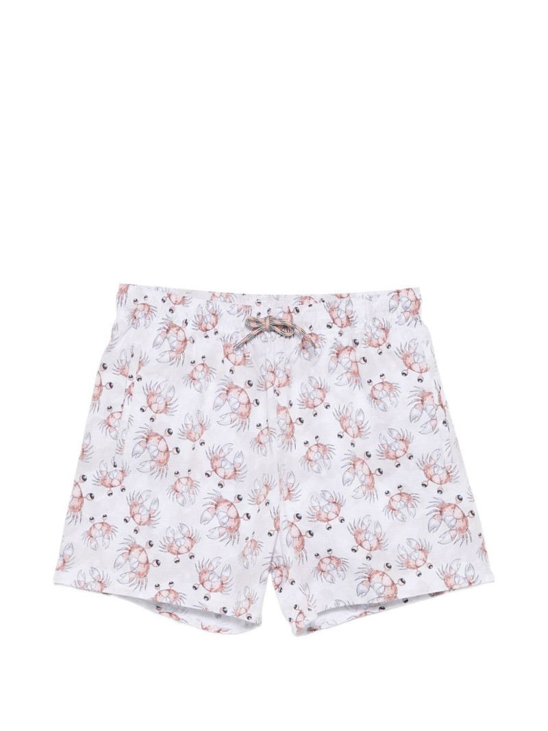 crab print swim shorts 1