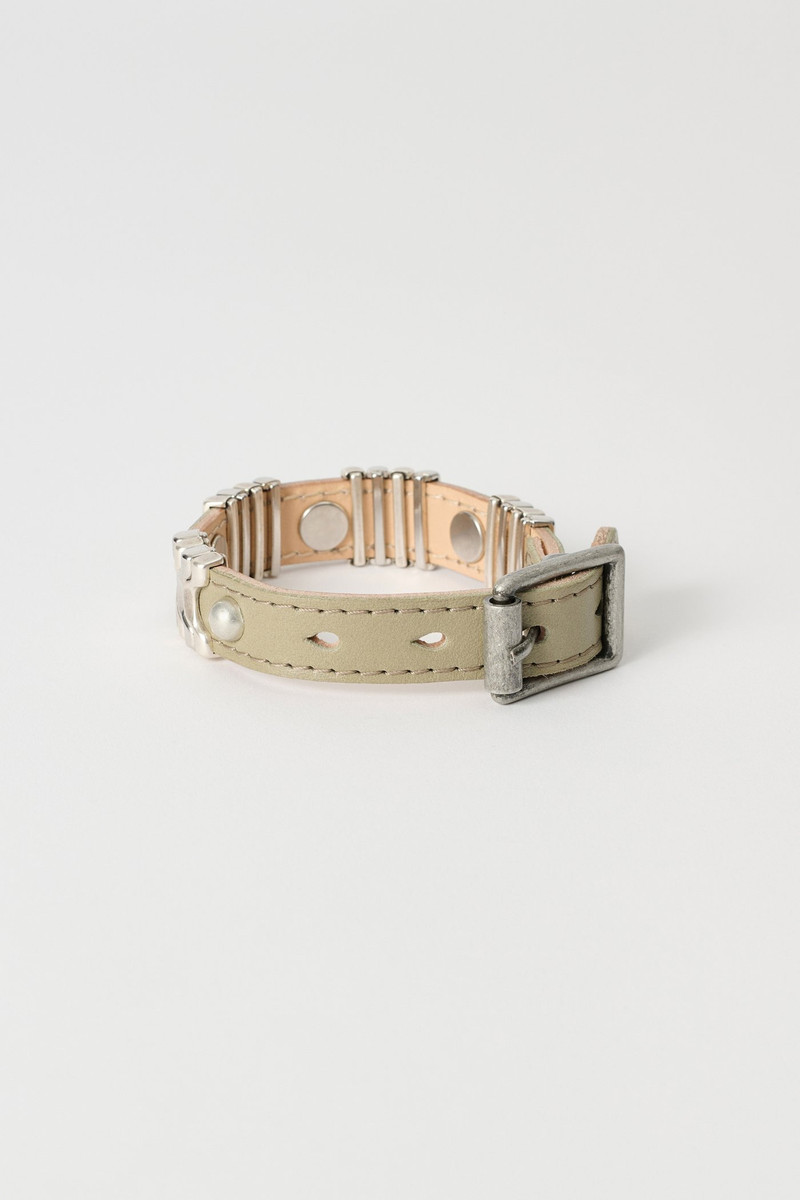 Our Legacy Wave Bracelet Pomice Grey Fluid Calfskin outlook