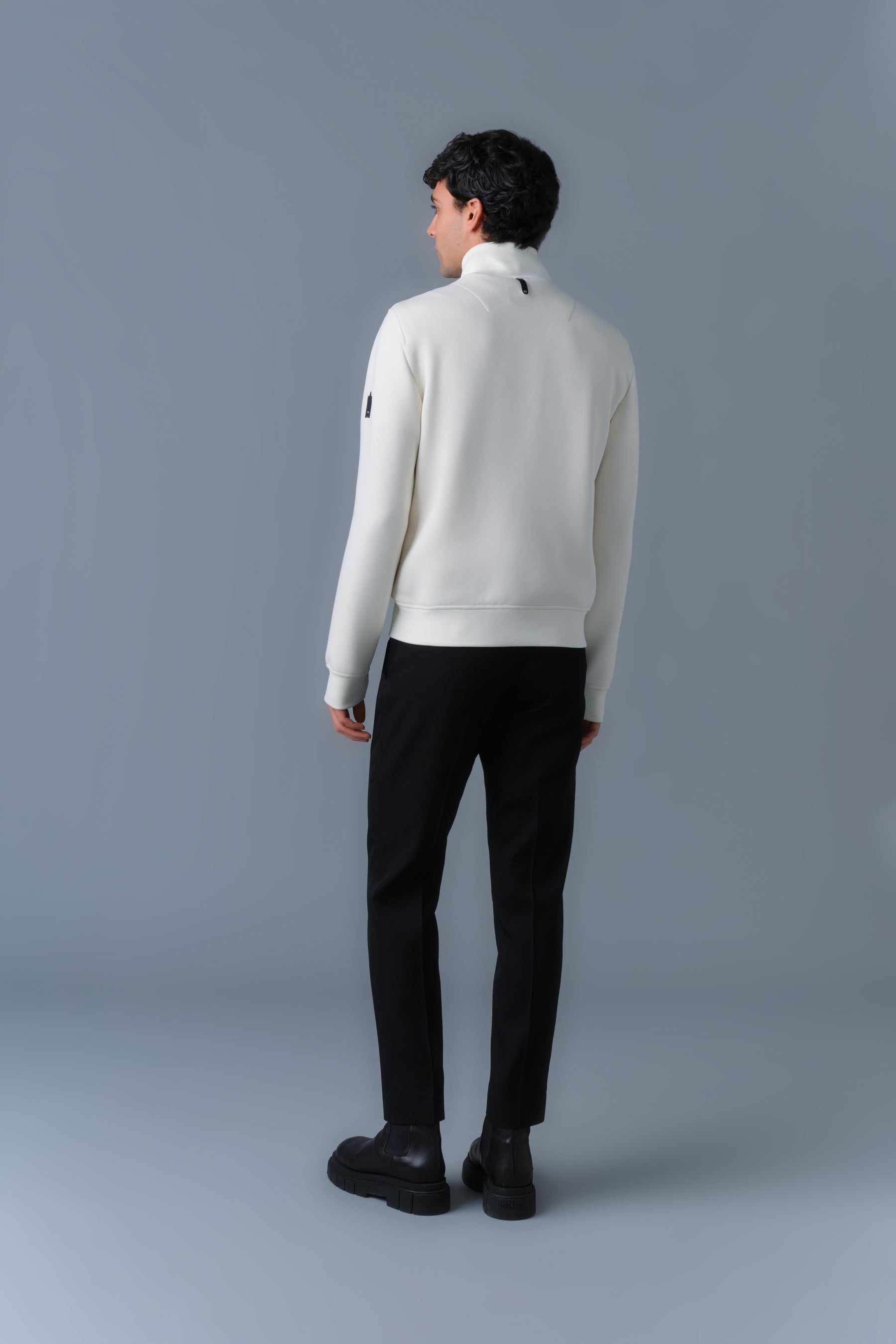 COLLIN-R Nano Down Mixed Media Bomber Jacket - 4