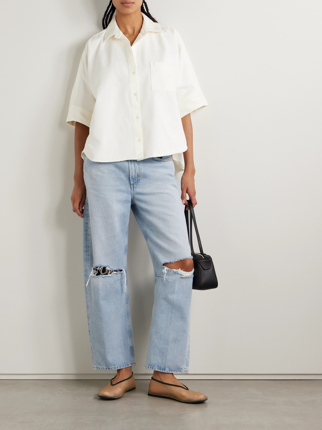 Claire Origami Cotton Shirt - 2