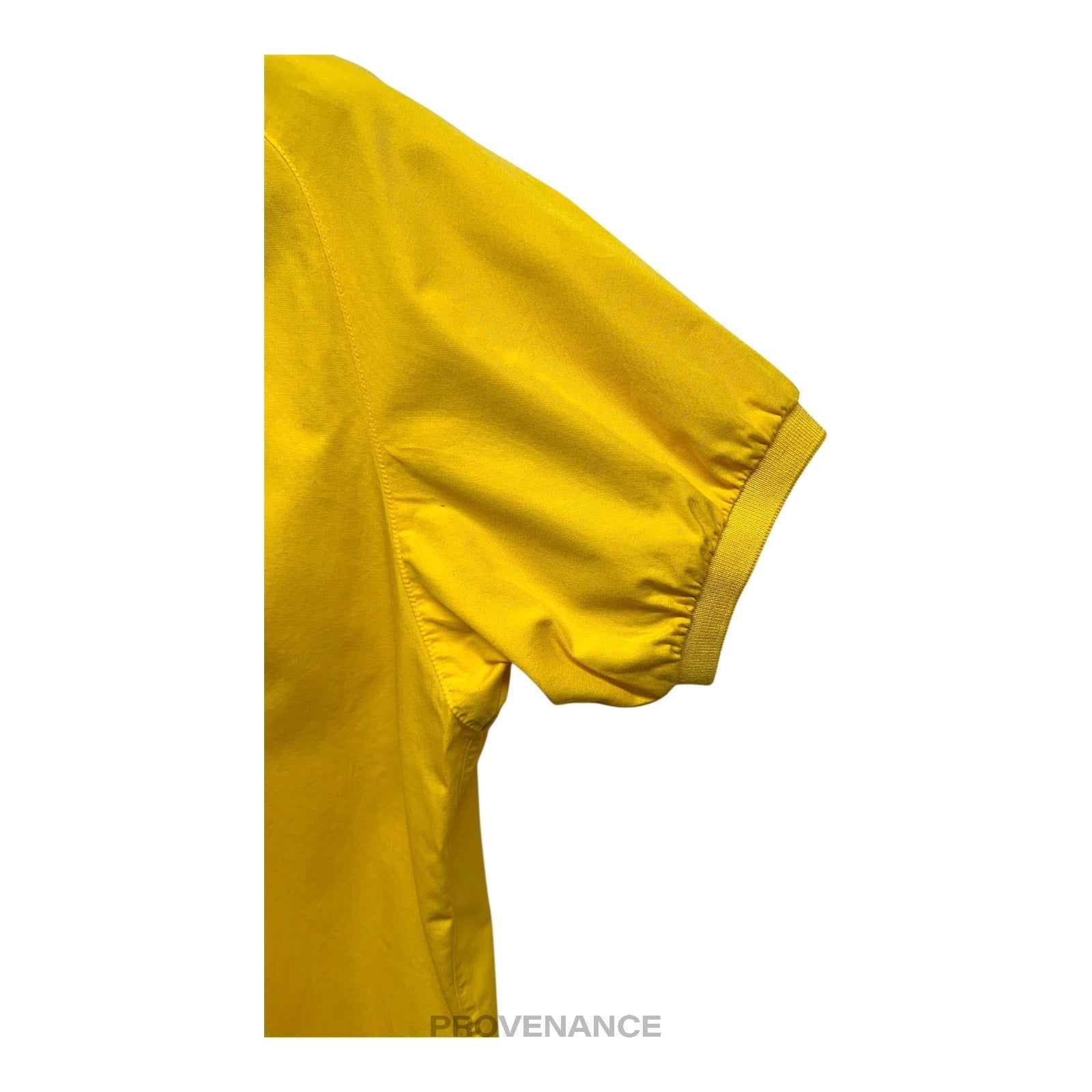 Balenciaga Sports Embroidered Bowling Shirt - Yellow M - 9