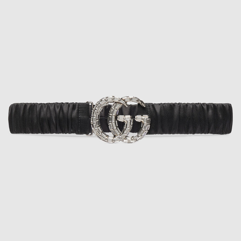 GG Marmont wide belt with crystals 1