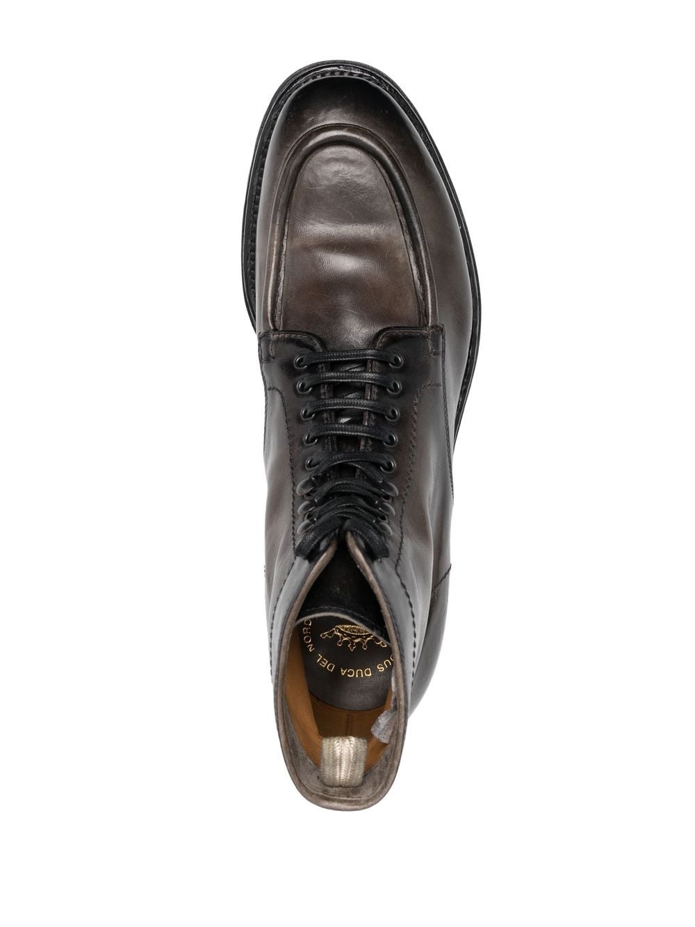 lace-up leather boots - 3