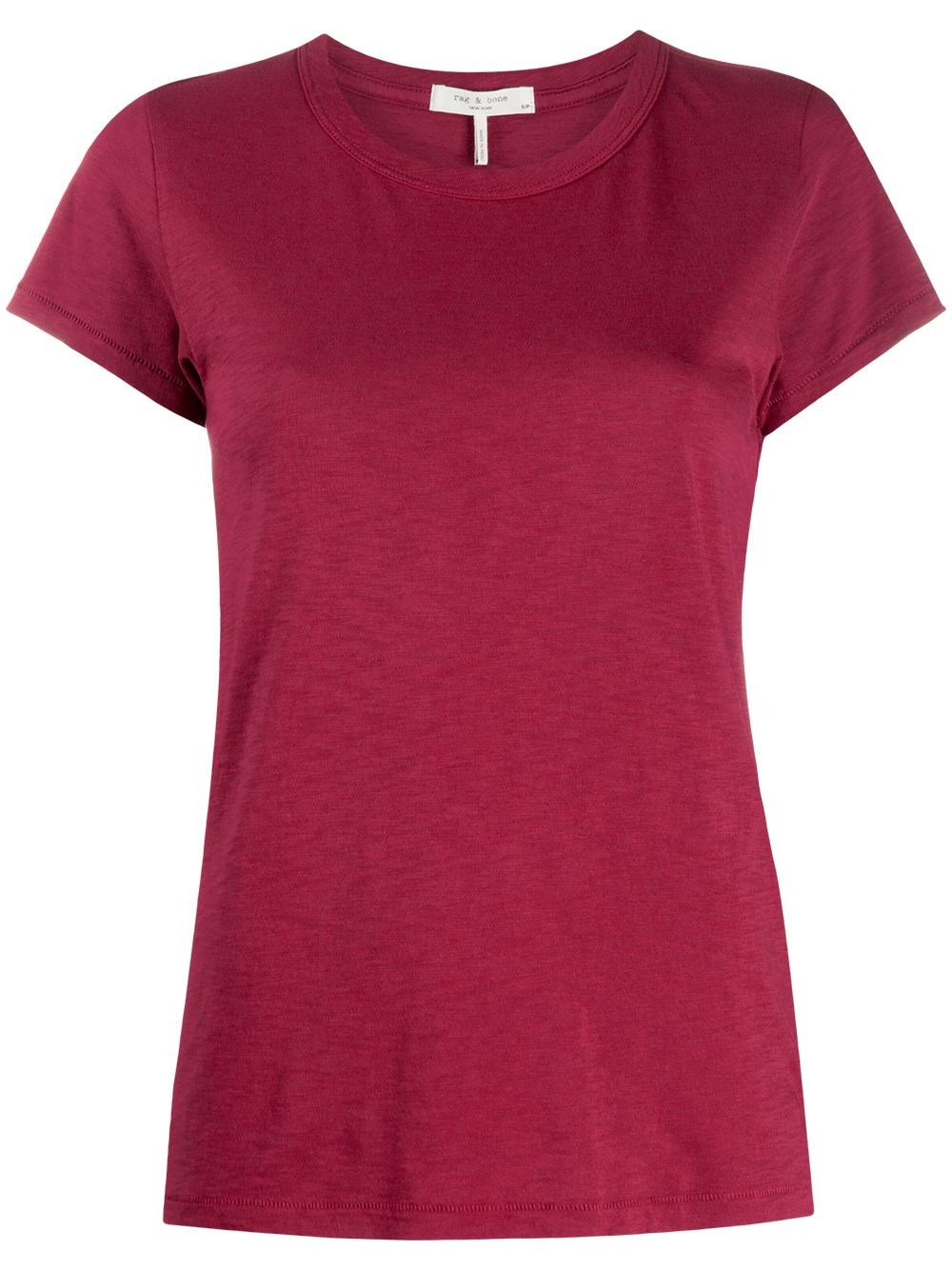 round neck cotton T-shirt - 1