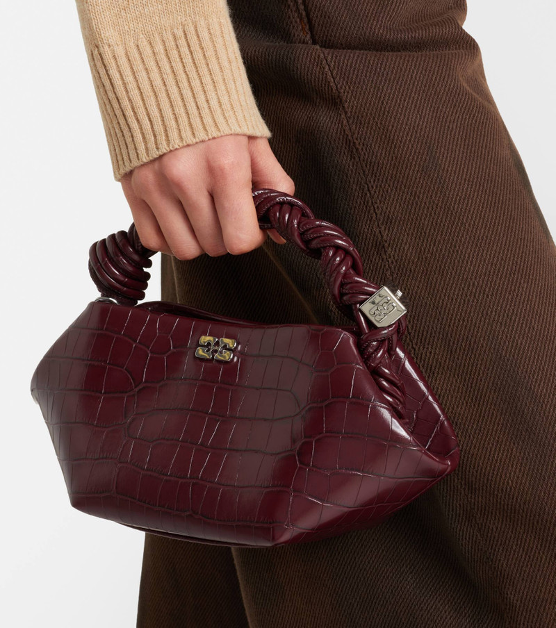Bou Mini croc-effect leather top-handle bag 2
