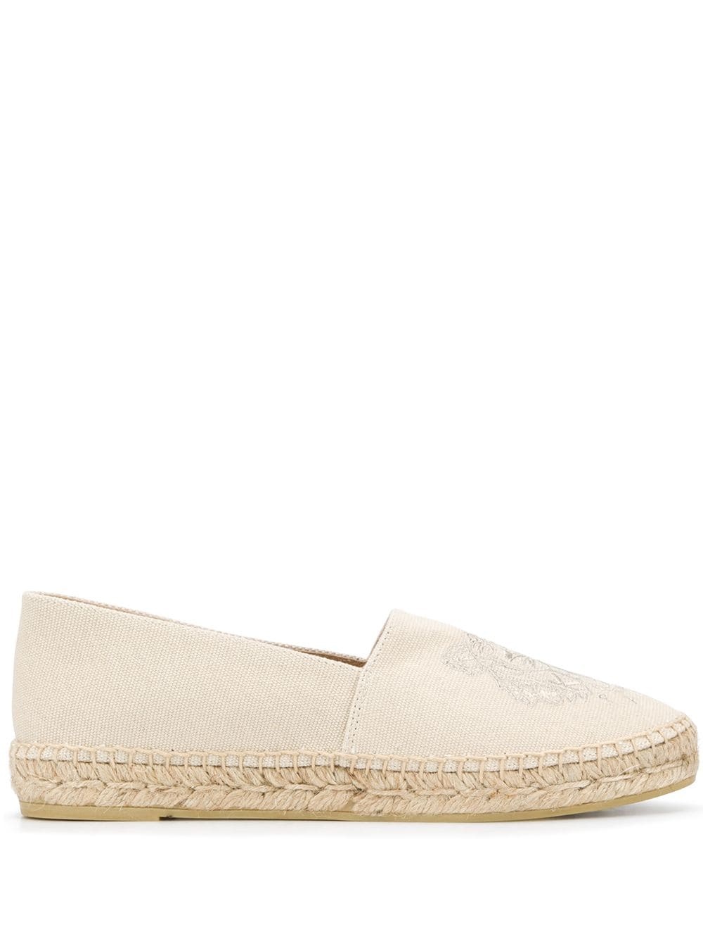 tiger-embroidered espadrilles - 1