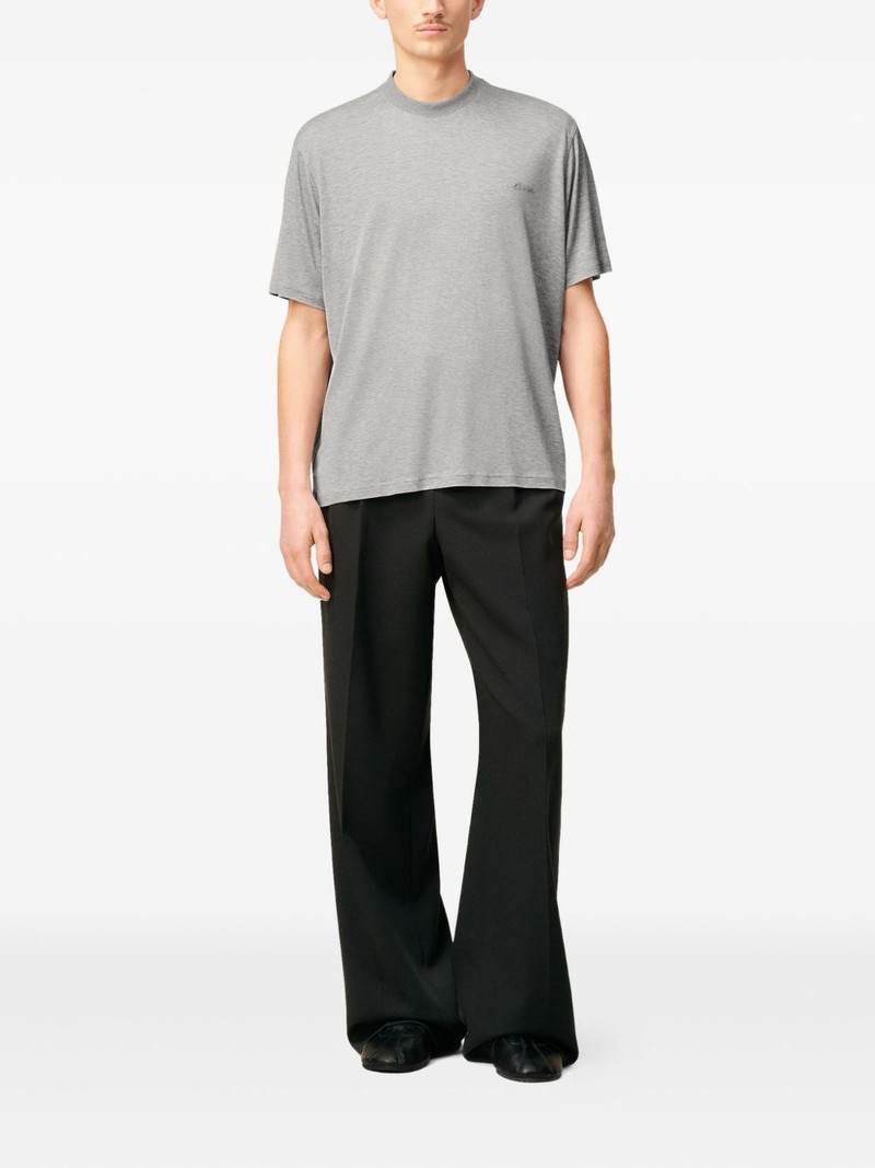 AMI Paris embroidered short-sleeve T-shirt outlook