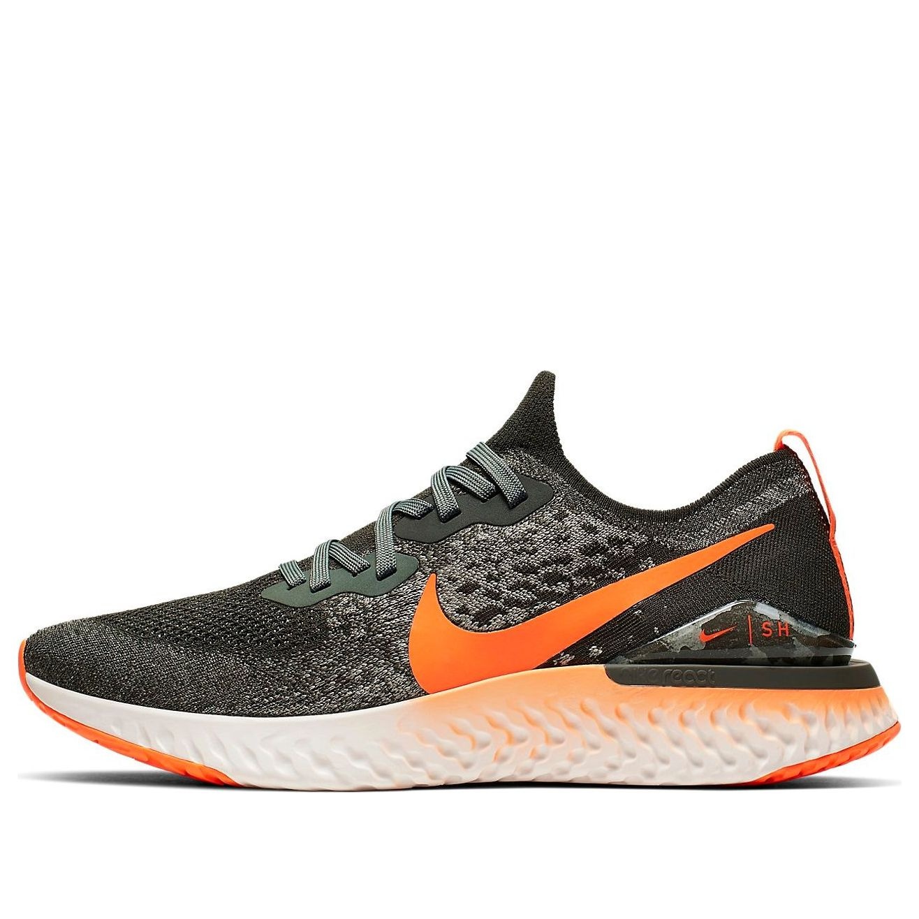 Nike Epic React Flyknit 2 'Black Orange' CJ7794-381 - 1