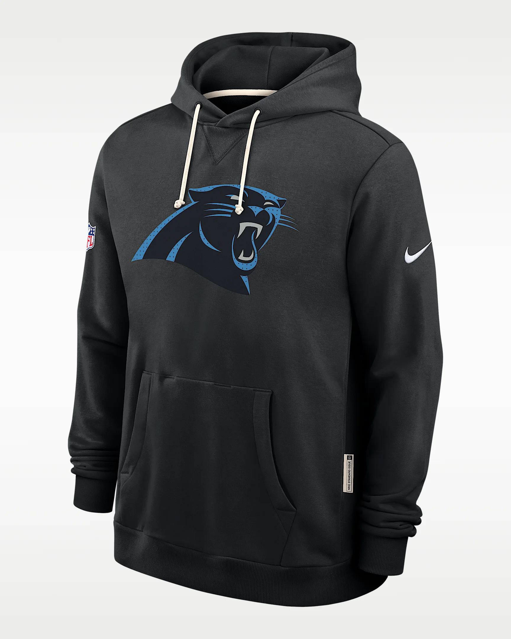 Carolina Panthers Initial Home Sideline Men's Nike Dri-FIT NFL Pullover Hoodie - 1