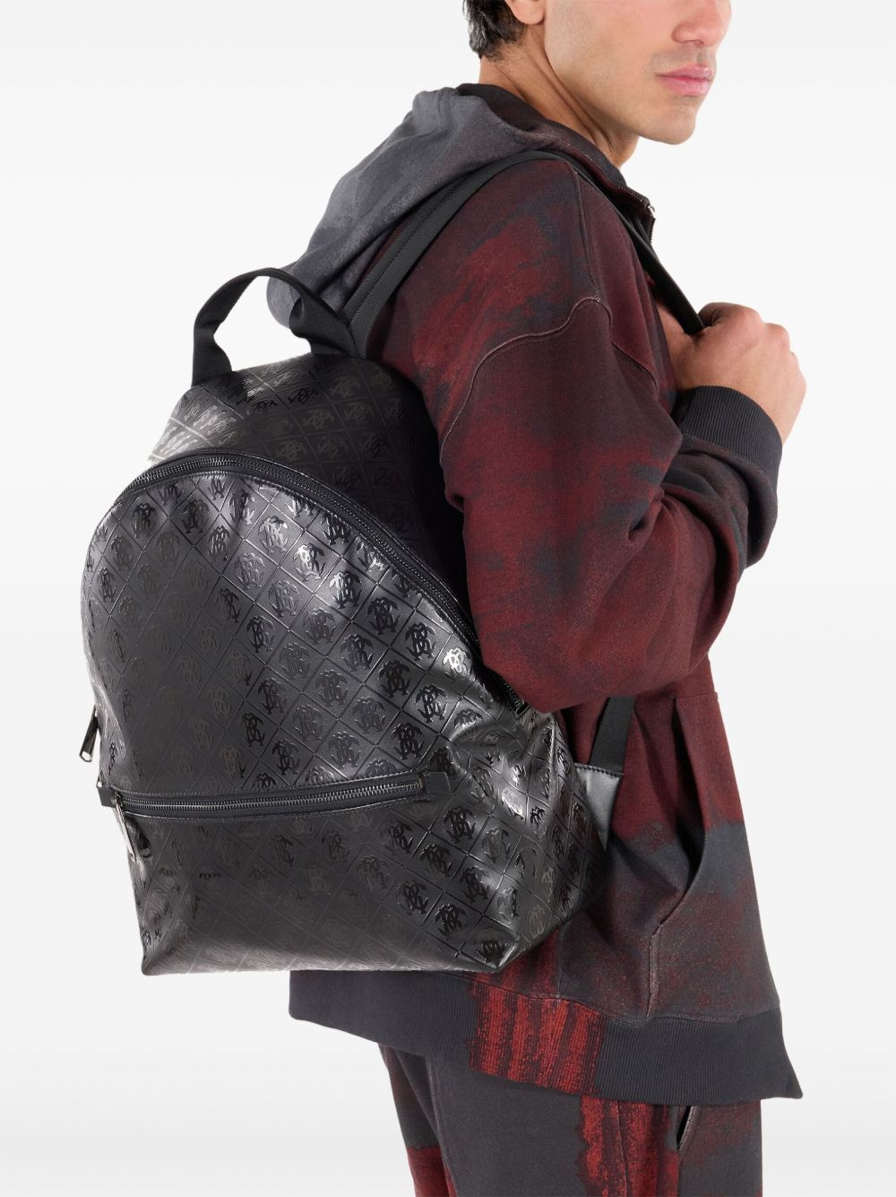 Mirror Snake Monogram-embossed backpack - 2