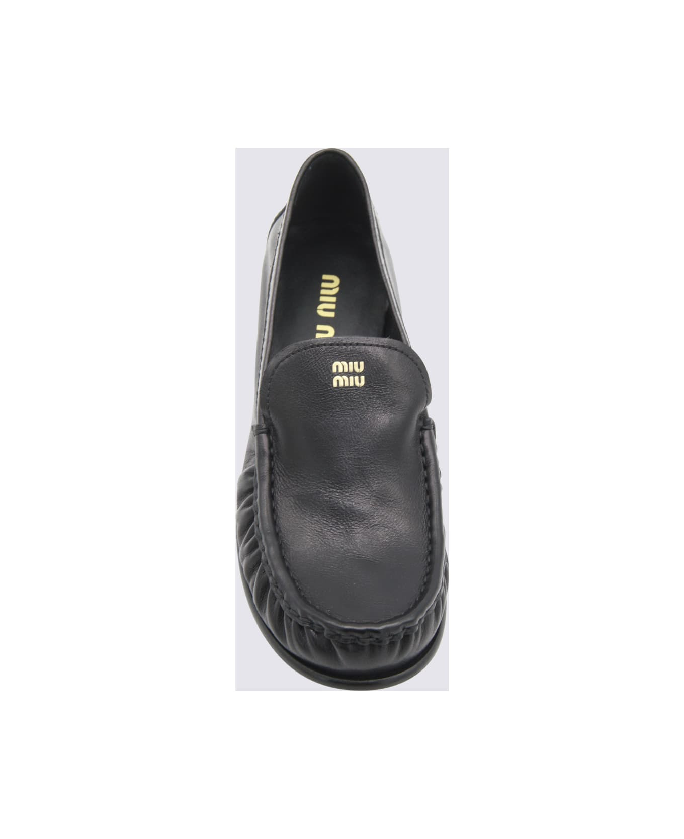 Black Leather Loafers - 4