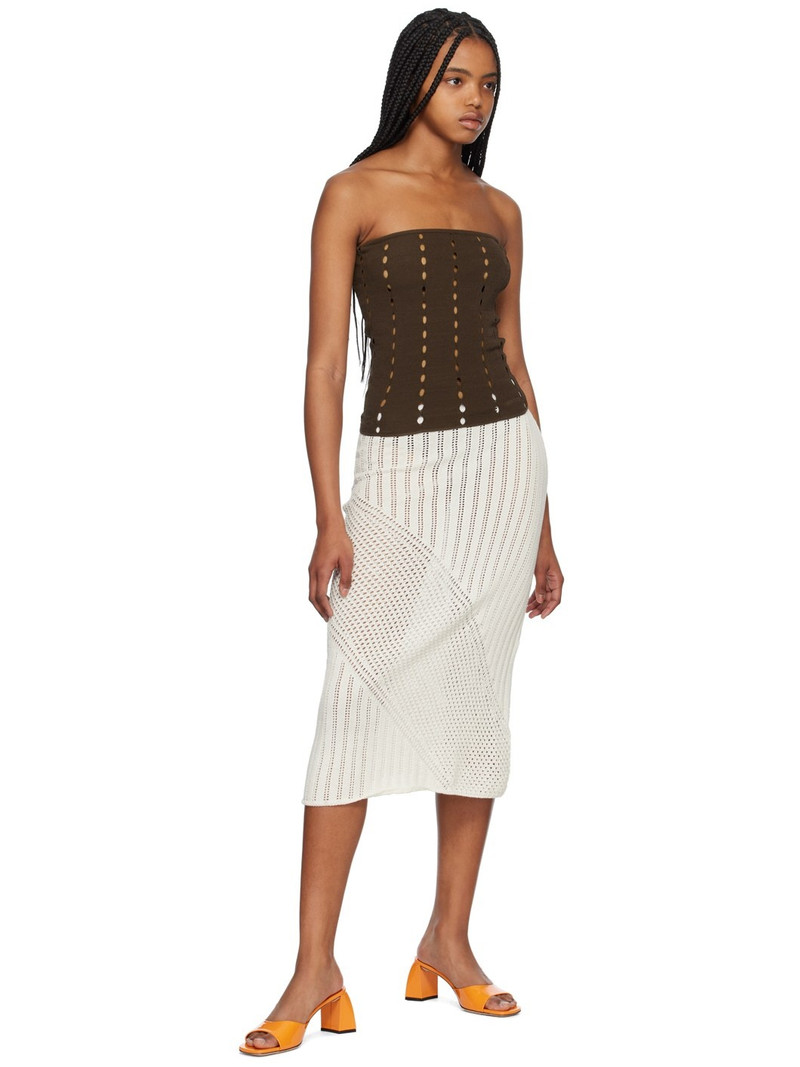 gimaguas White Bartola Maxi Skirt outlook