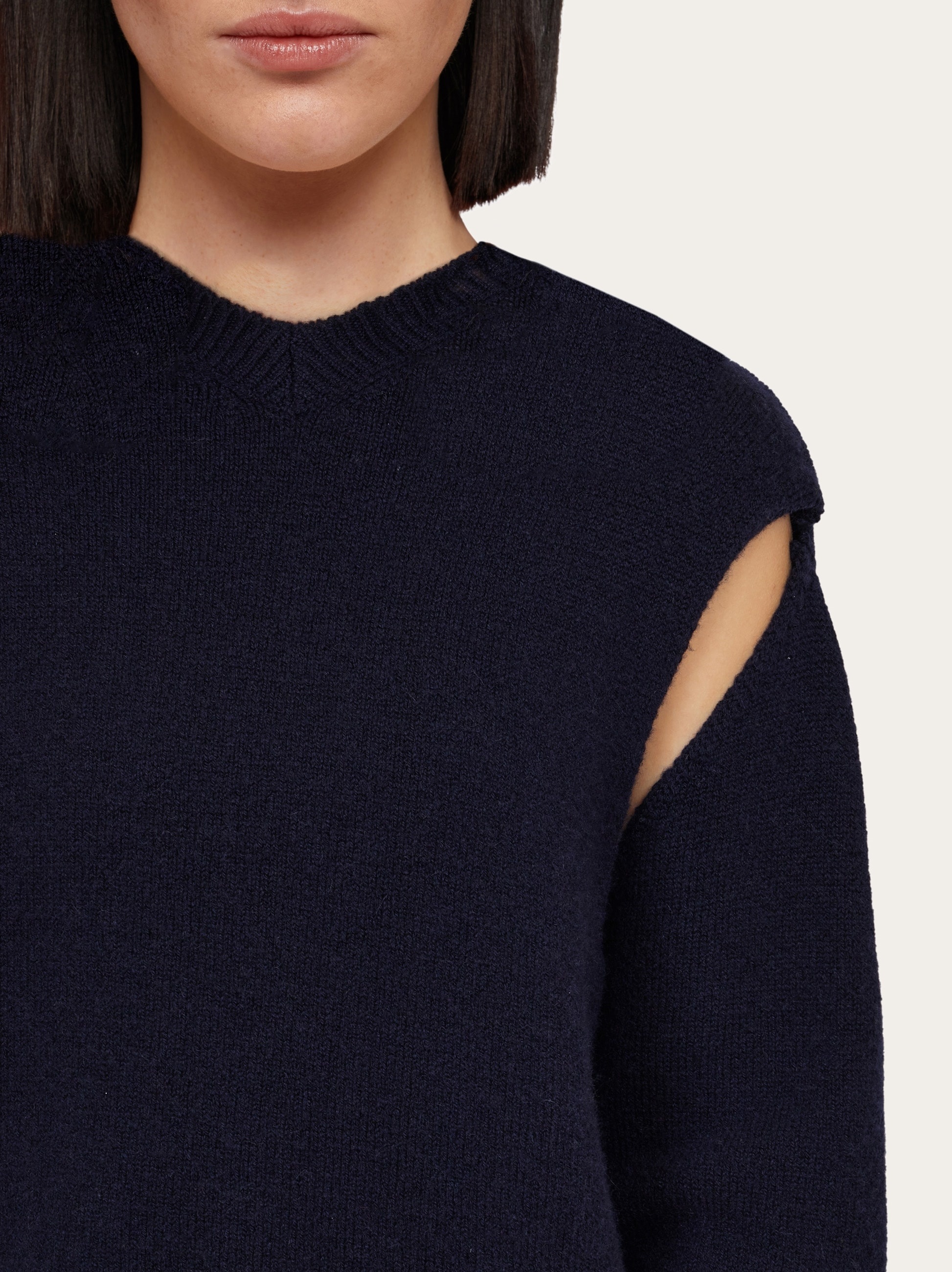 Layered cashmere sweater - 4