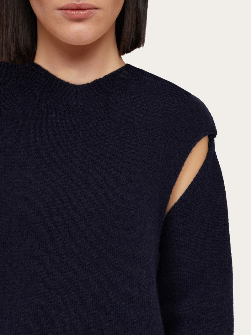 Layered cashmere sweater 4