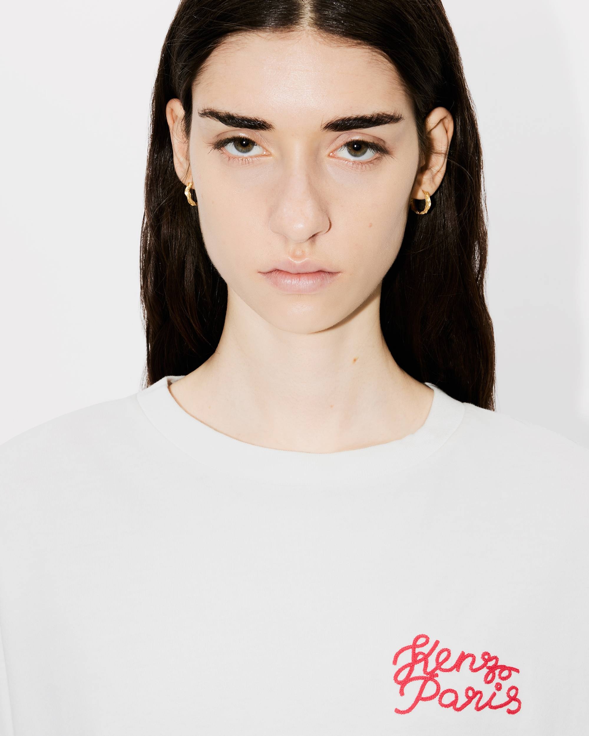 'KENZO Heart' oversized embroidered T-shirt - 7