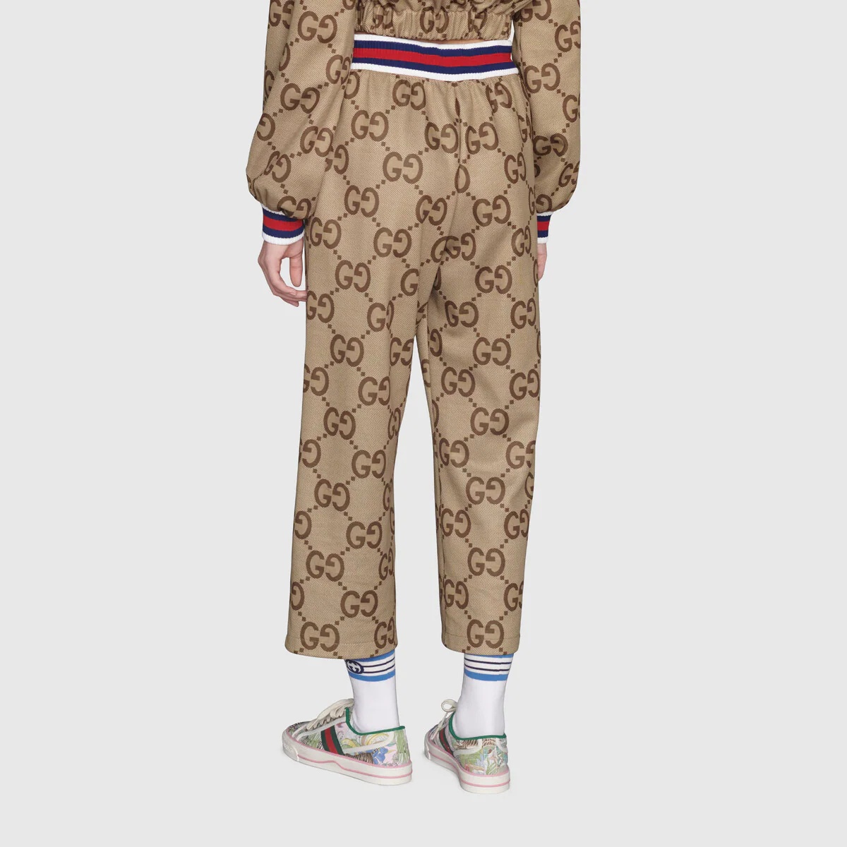 Gucci Tiger jumbo GG jersey jogging pant - 5