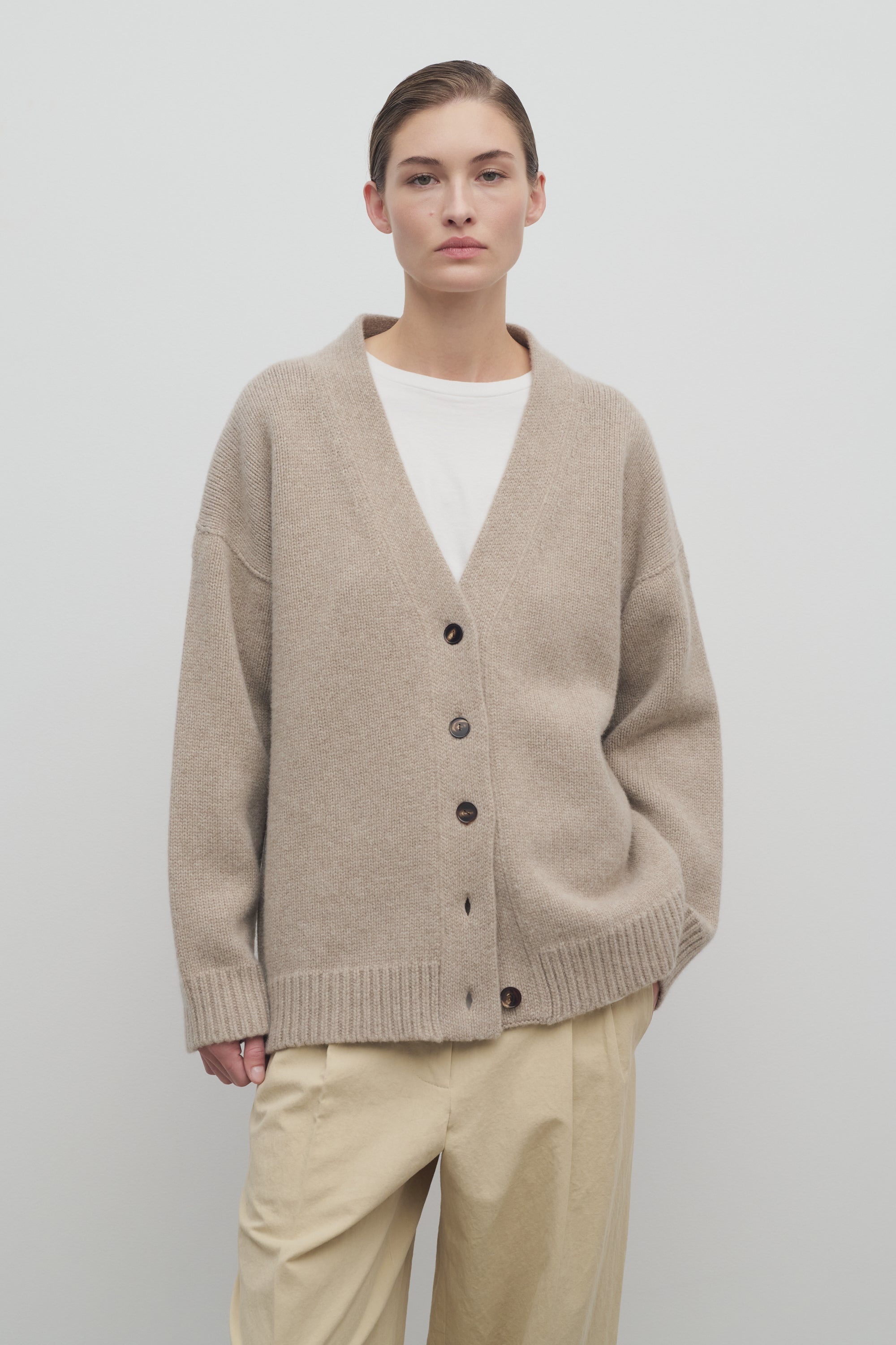 Jarko Cardigan in Wool and Cashmere - 3