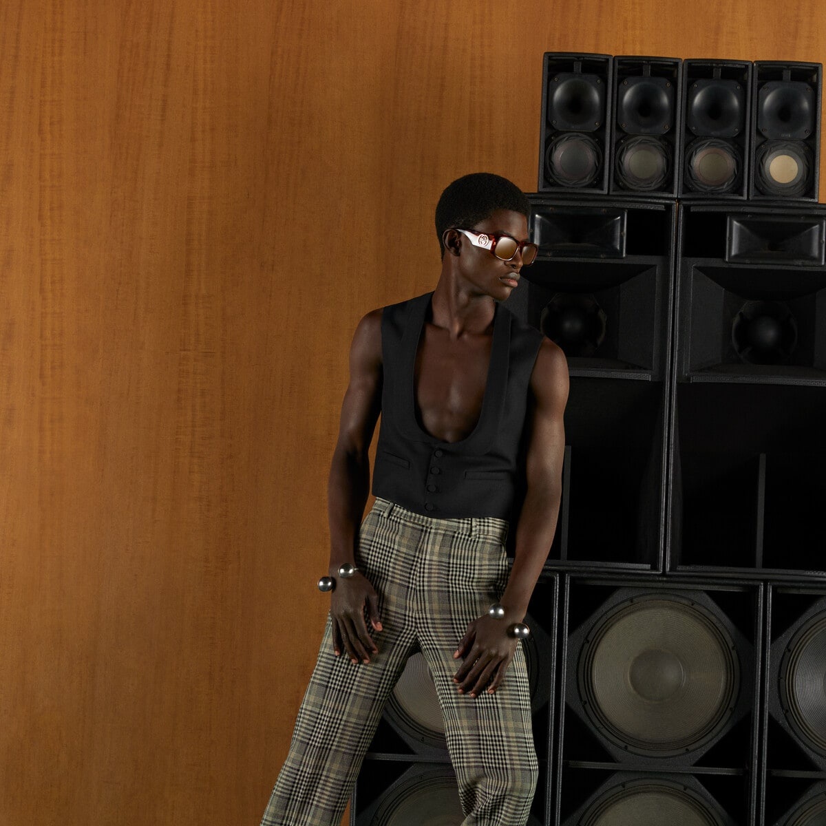 Wool mohair formal vest - 7