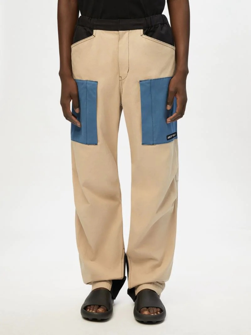 PANELLED CARGO PANTS - 3