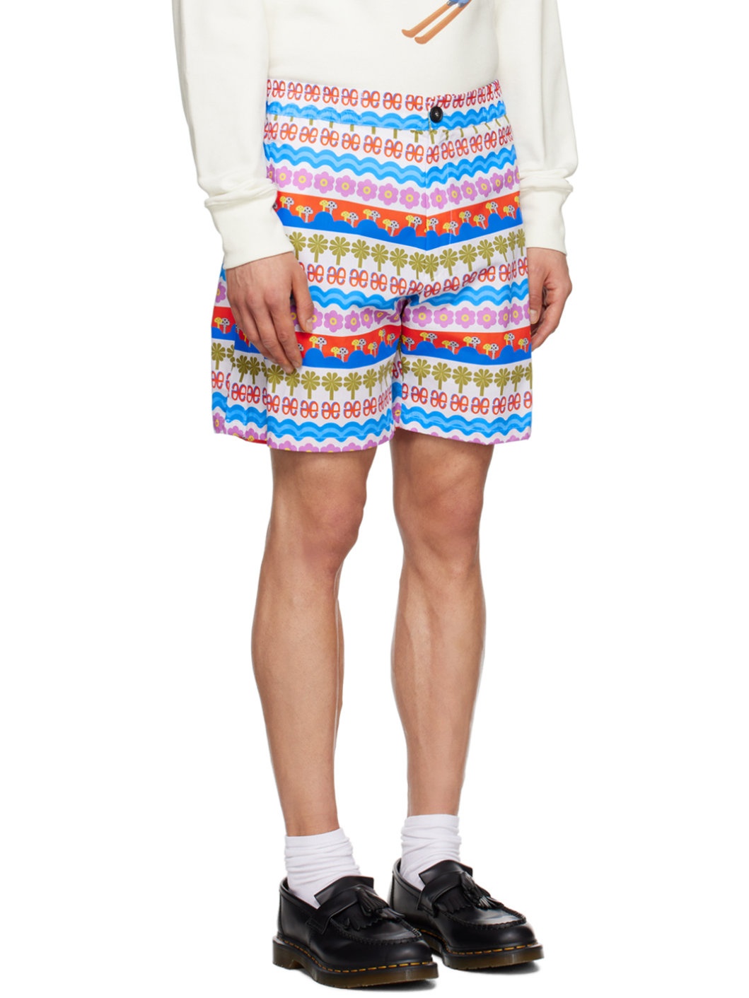 SLITED ELASTIC SHORT - 3
