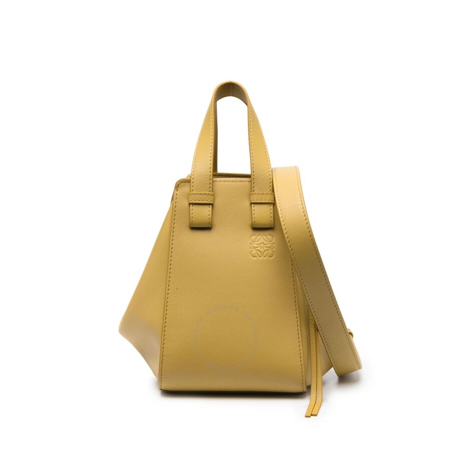 Loewe Compact Hammock Bag In Bright Ochre - 2