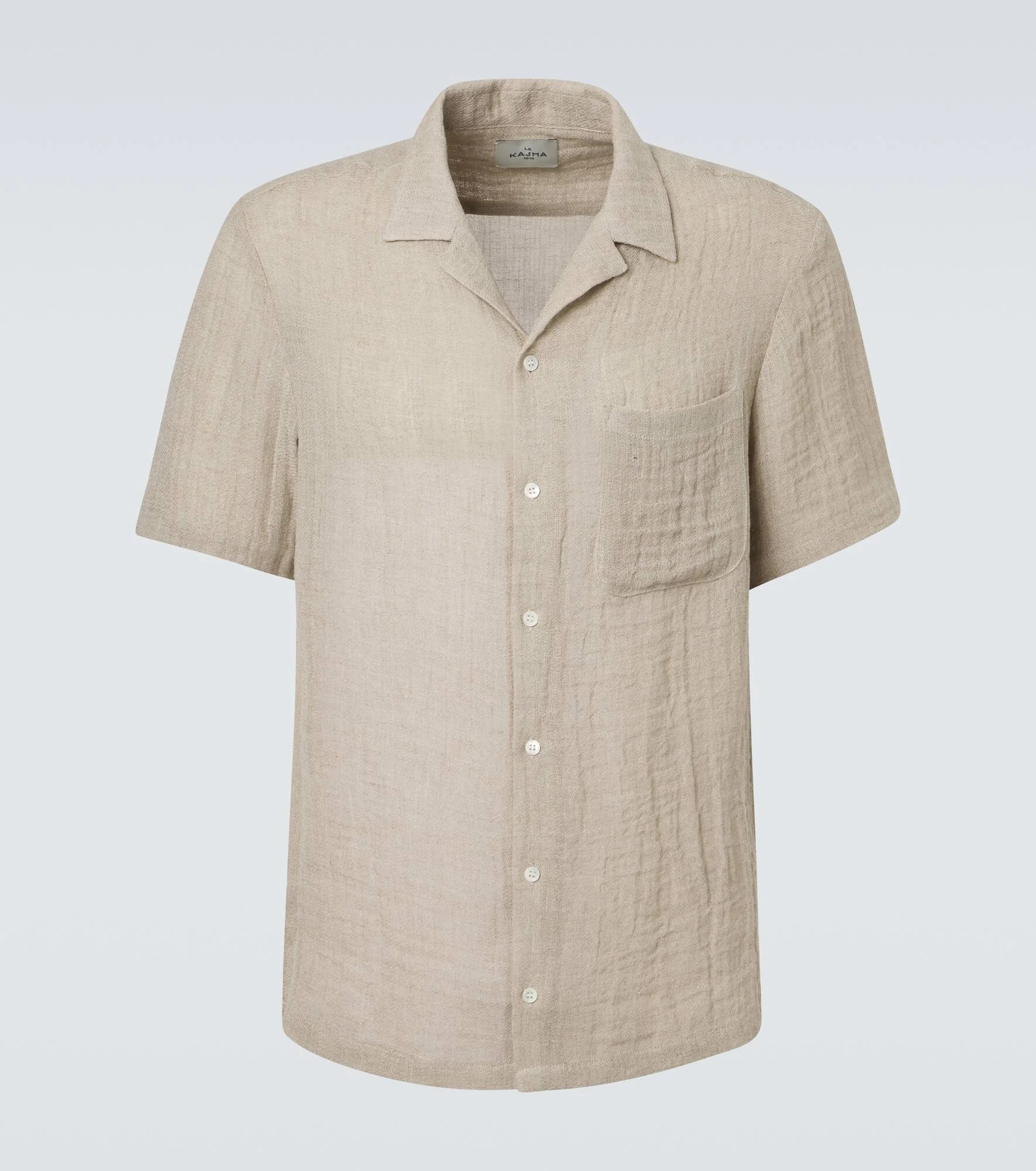 Linen bowling shirt - 1