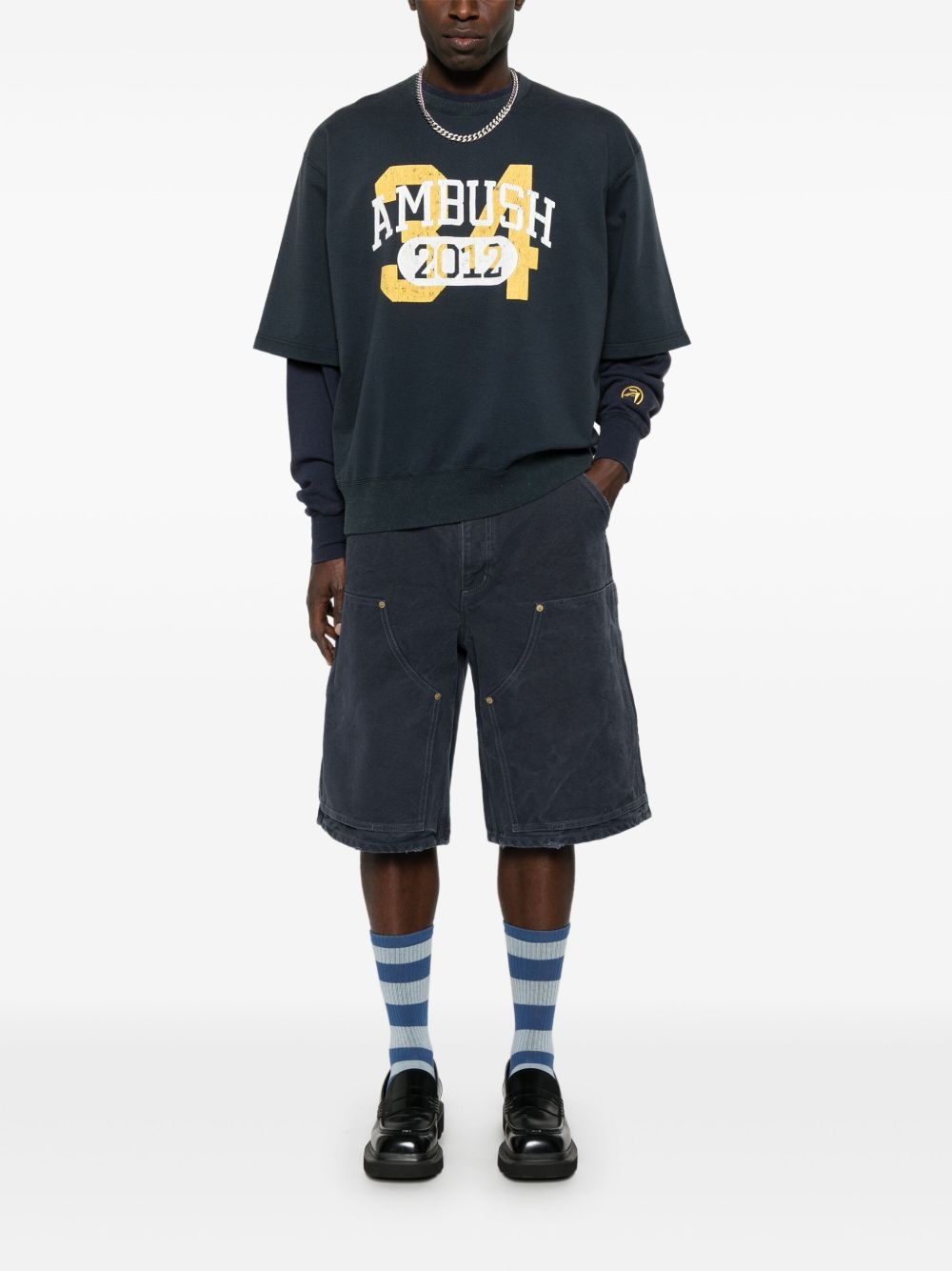 canvas carpenter shorts - 2