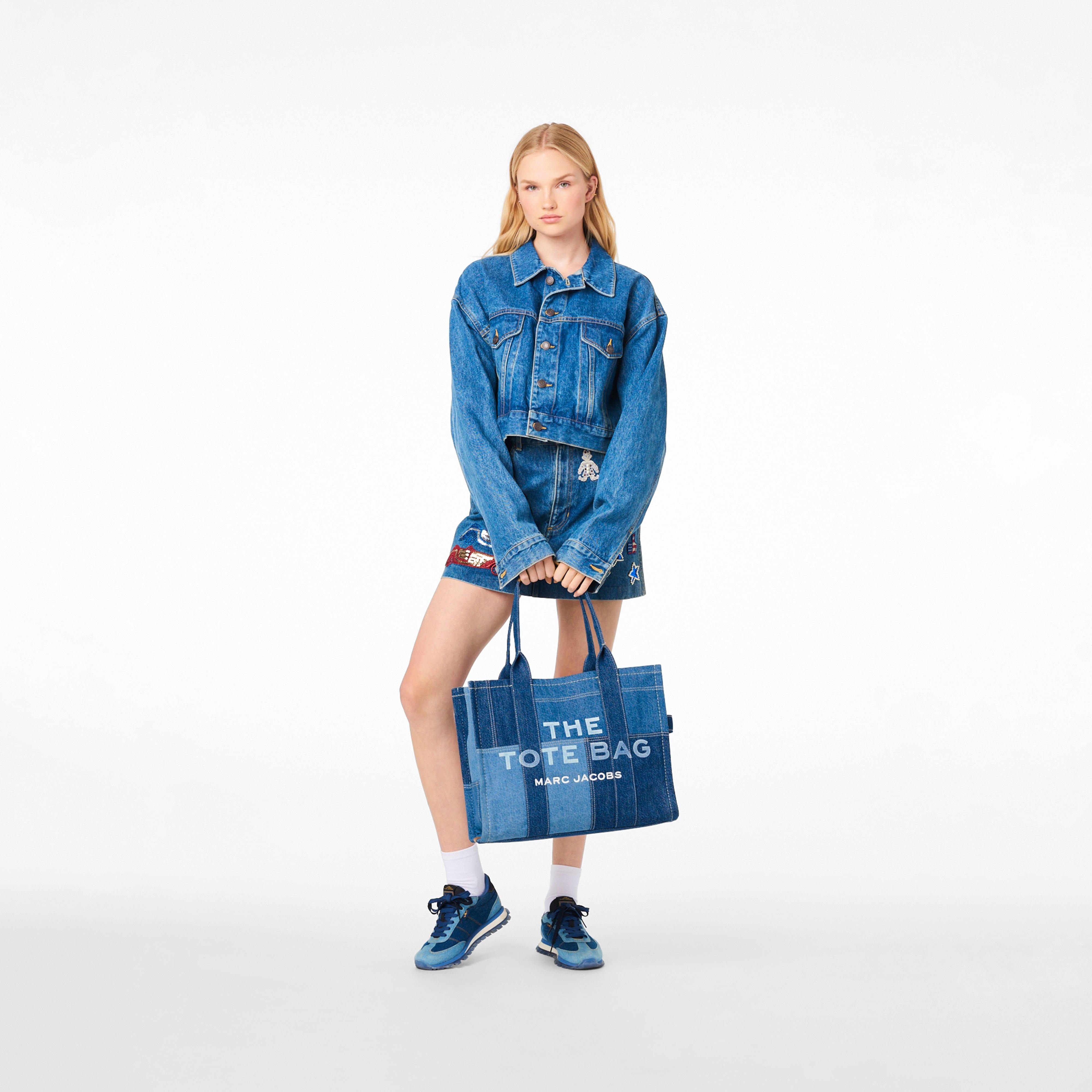 THE DENIM LARGE TOTE BAG - 4