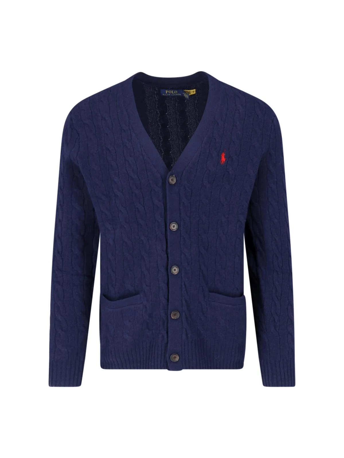 WOOL AND CASHMERE BLEND CARDIGAN - 1