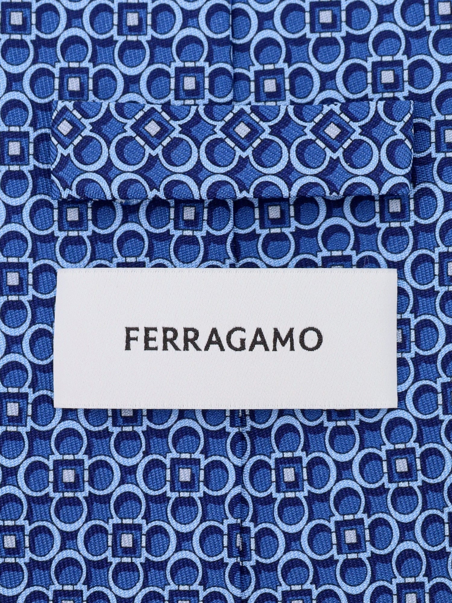 Ferragamo Man Tie Man Blue Bowties E Ties - 3