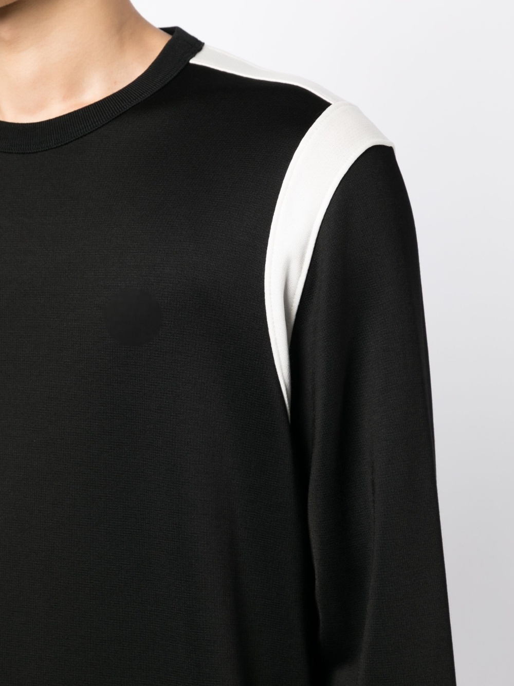 two-tone panelled sweatshirt - 5